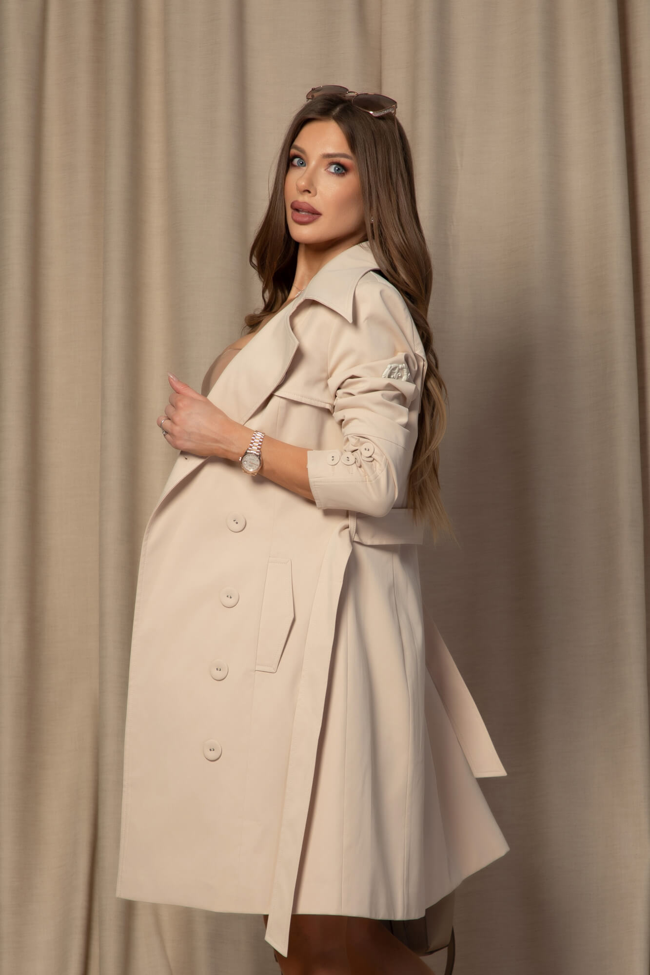 Celebrity Status Καμπαρντίνα - Soft Beige - Εικόνα 48