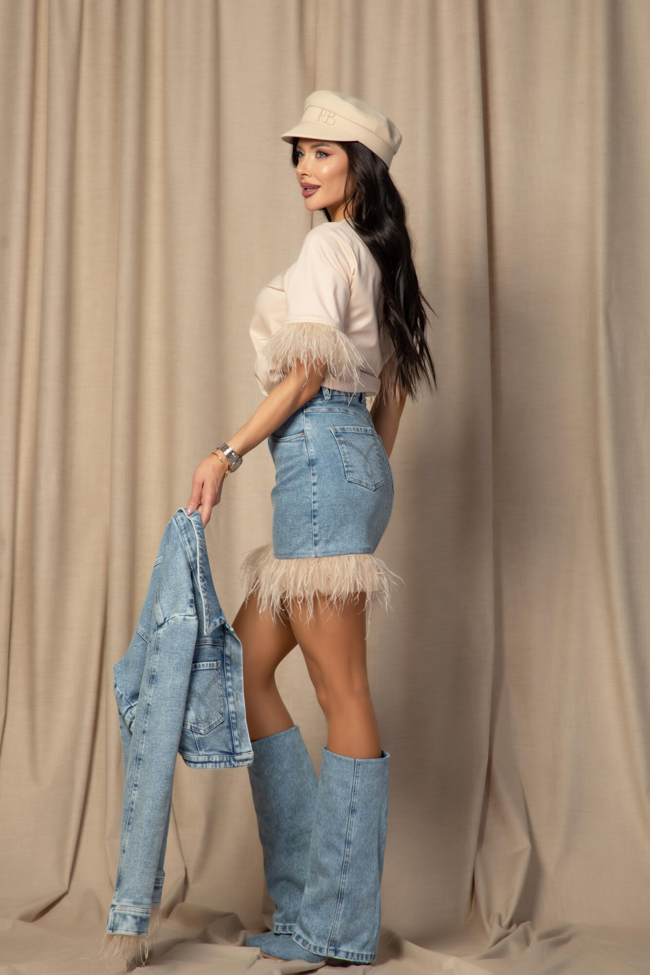 Feathered Aura T-Shirt Από Βαμβάκι - Soft Shell - Εικόνα 18