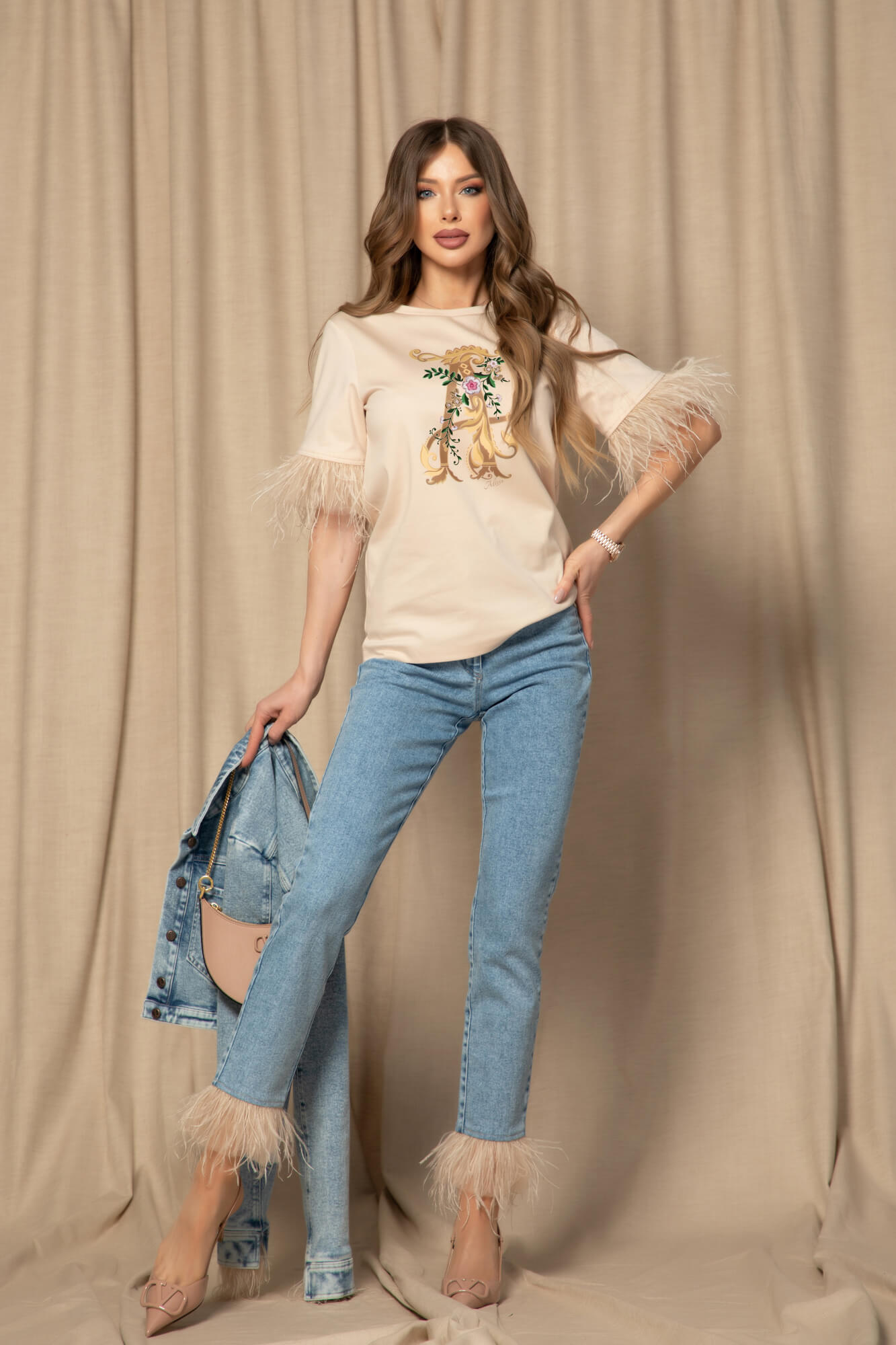 Feathered Aura T-Shirt Από Βαμβάκι - Soft Shell - Εικόνα 22