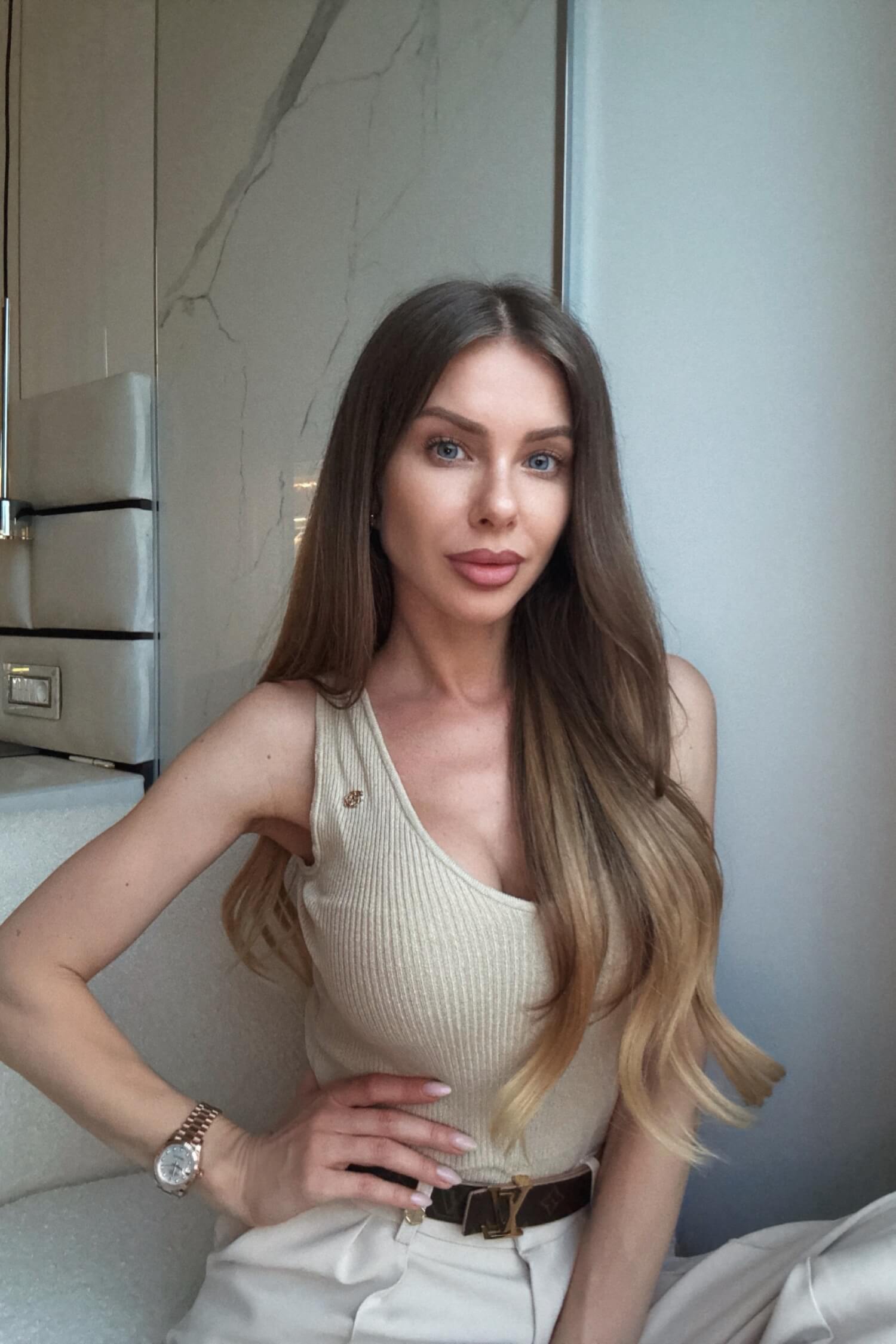Melody Beauty Πλεκτό Τοπ - Nude - Εικόνα 6