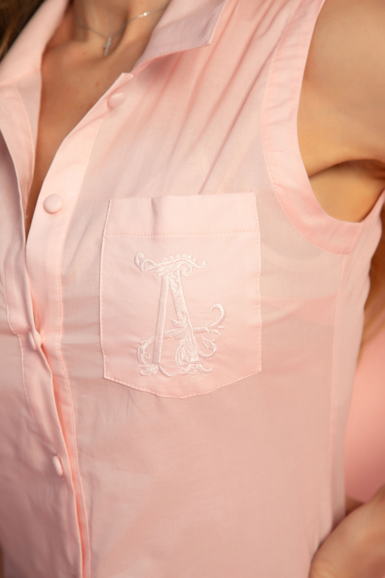 Sweet Escape Φόρεμα από ελαφρύ βαμβάκι - Powder Pink - Εικόνα 9
