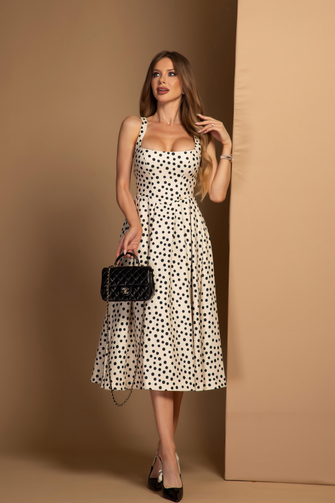 Playful Elegance Midi Φόρεμα - Εικόνα 19