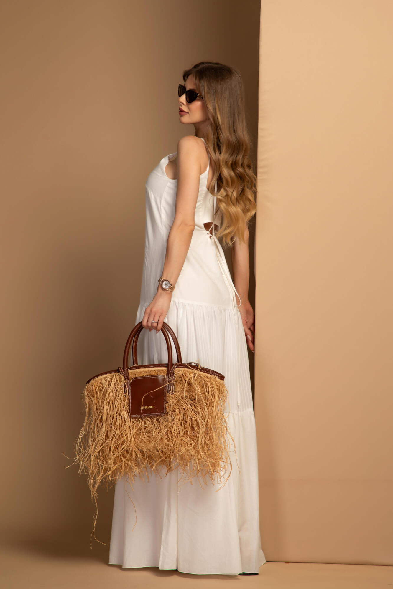 Boho Beauty Μακρύ Φόρεμα - Ecru - Εικόνα 10