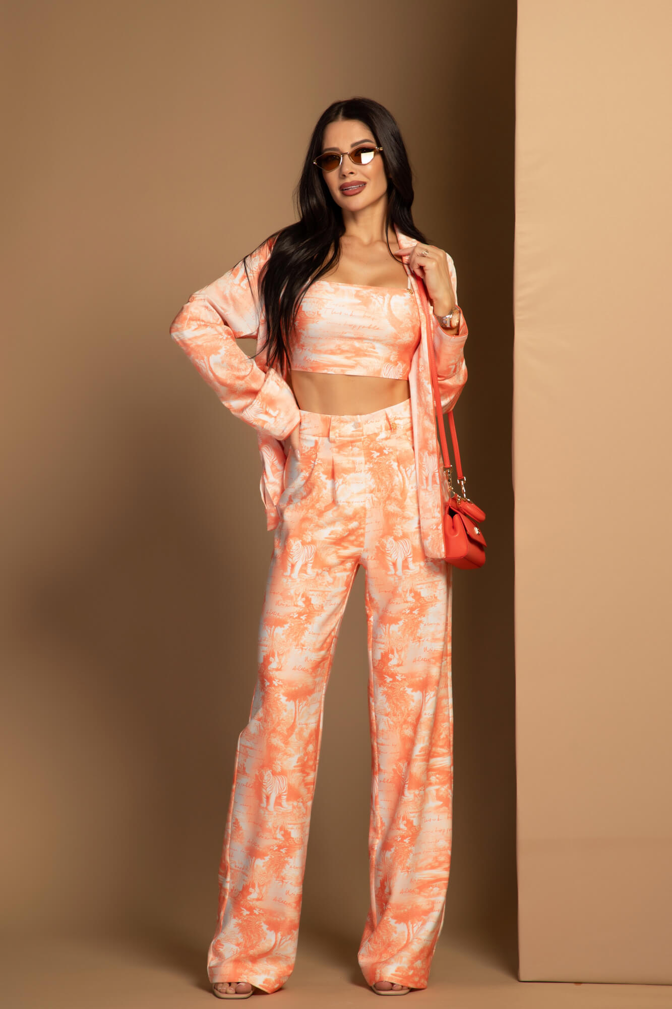 Trendsetter Icon Μακρύ Παντελόνι - Orange - Εικόνα 16