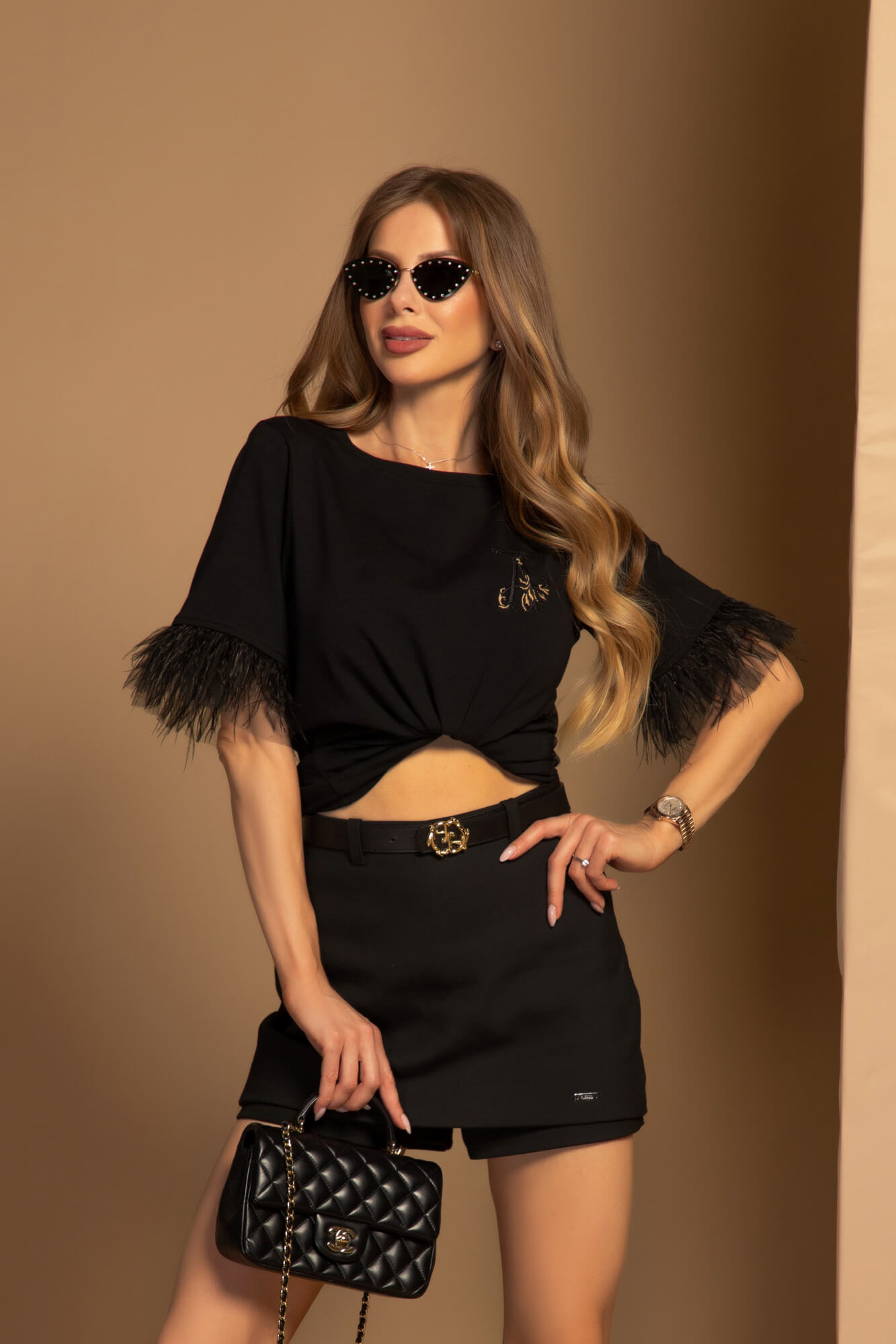 Luxury Dream T-Shirt Από Βαμβάκι - Black - Εικόνα 9