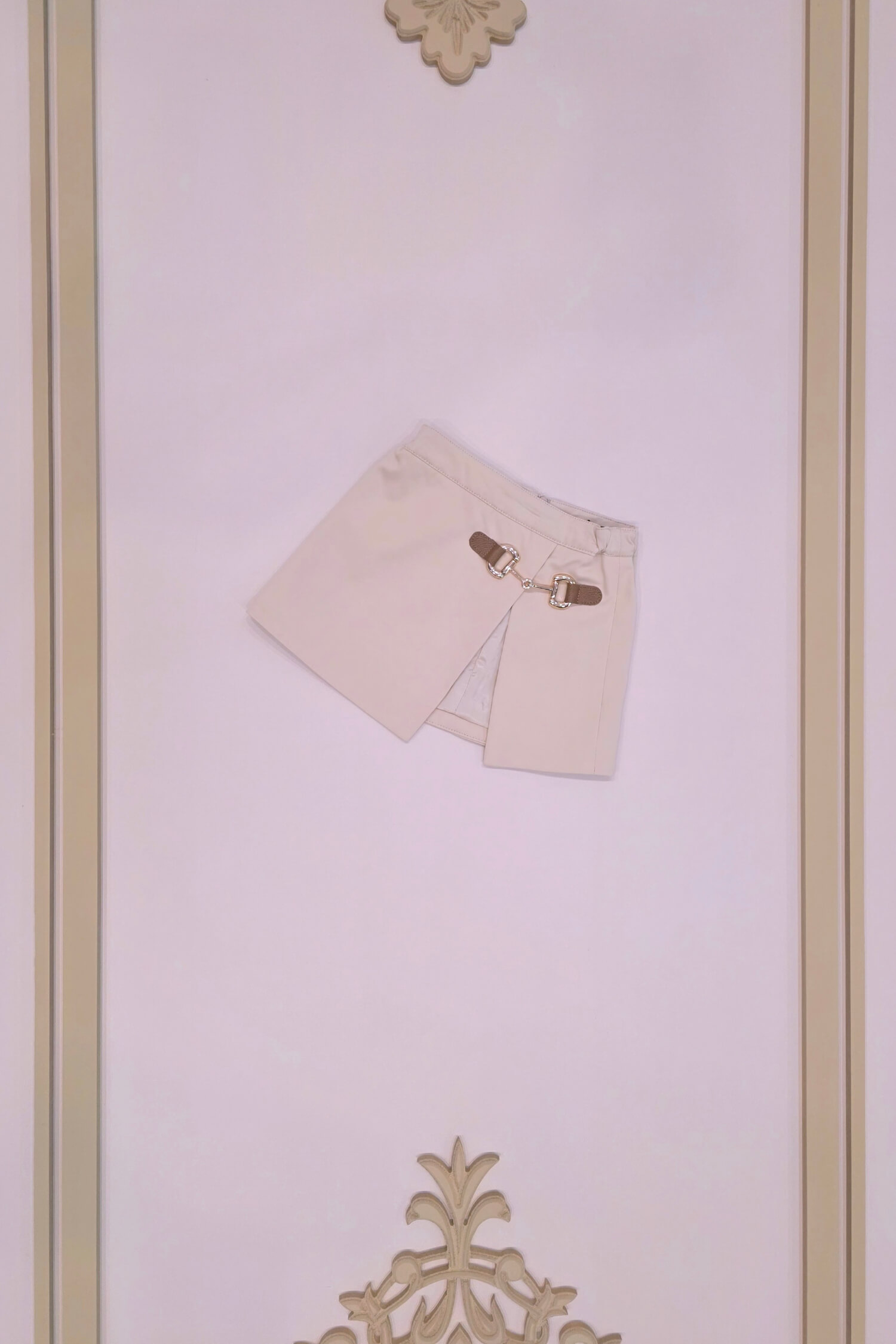 Pulse Pleat Mini Φούστα-Αξεσουάρ - Soft Beige - Εικόνα 6