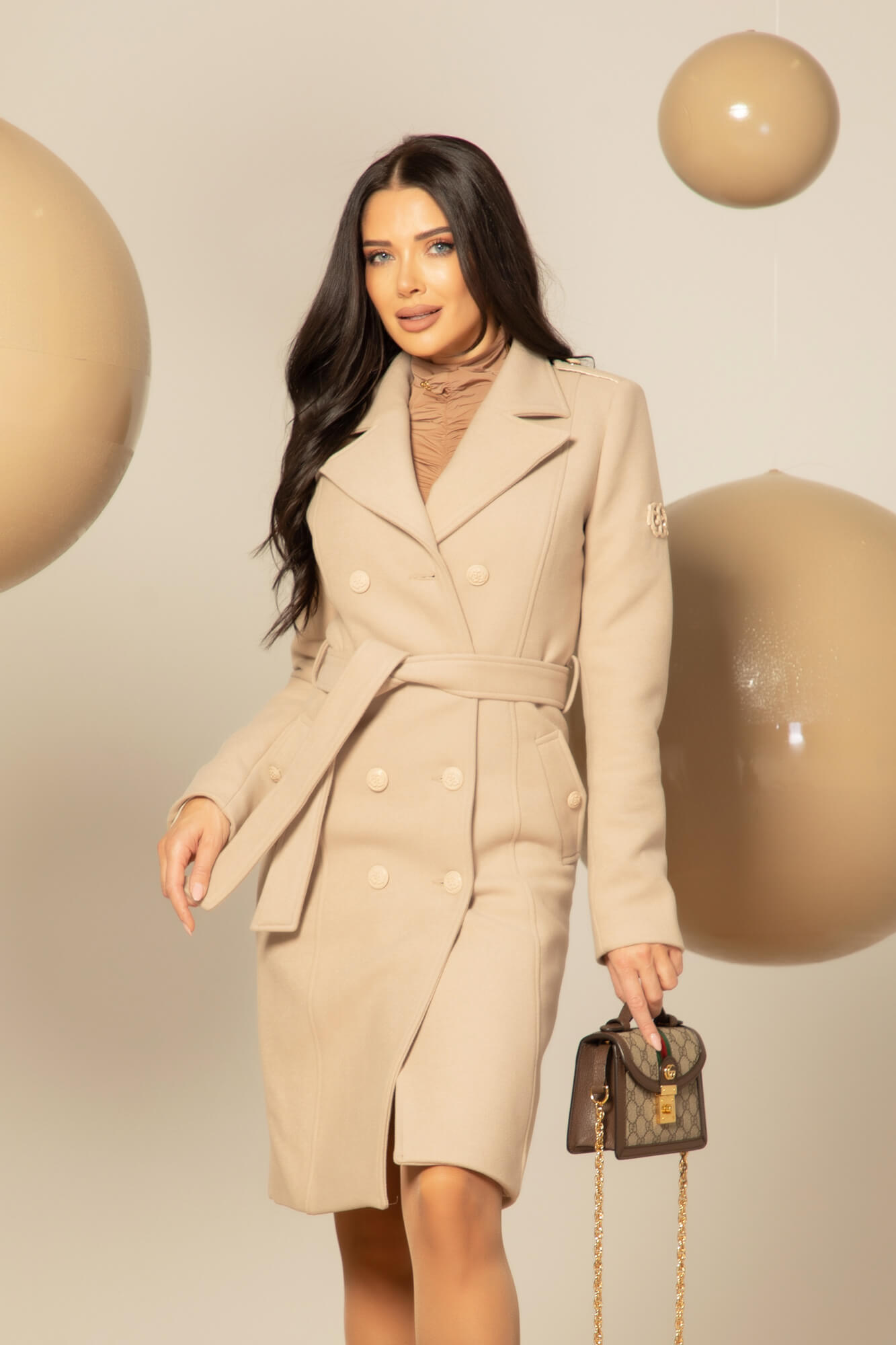 Cashmere Cloud Παλτό - Taupe - Εικόνα 60