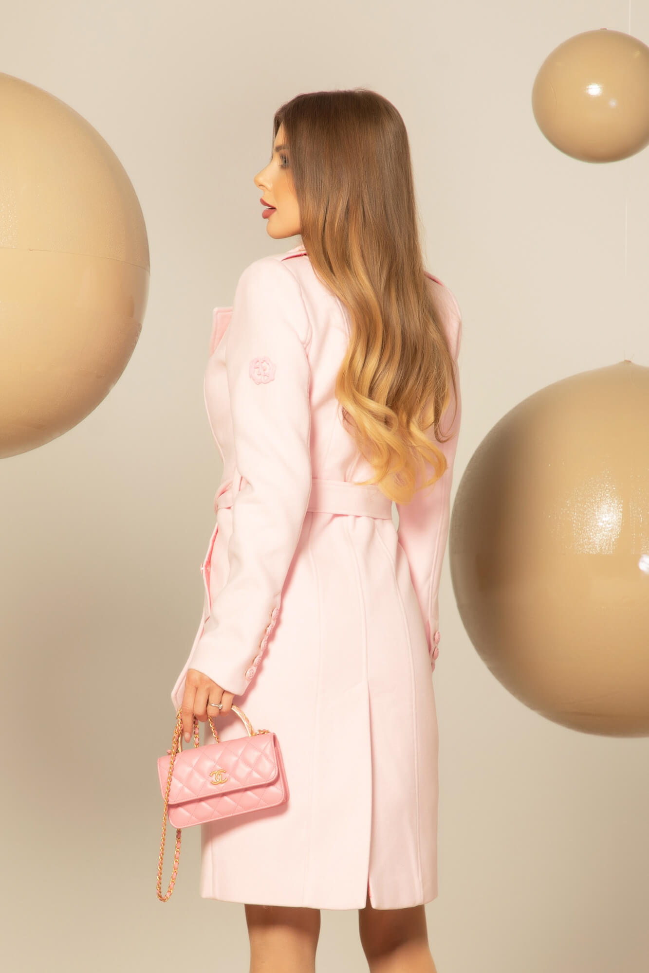 Cashmere Cloud Παλτό - Pink - Εικόνα 20