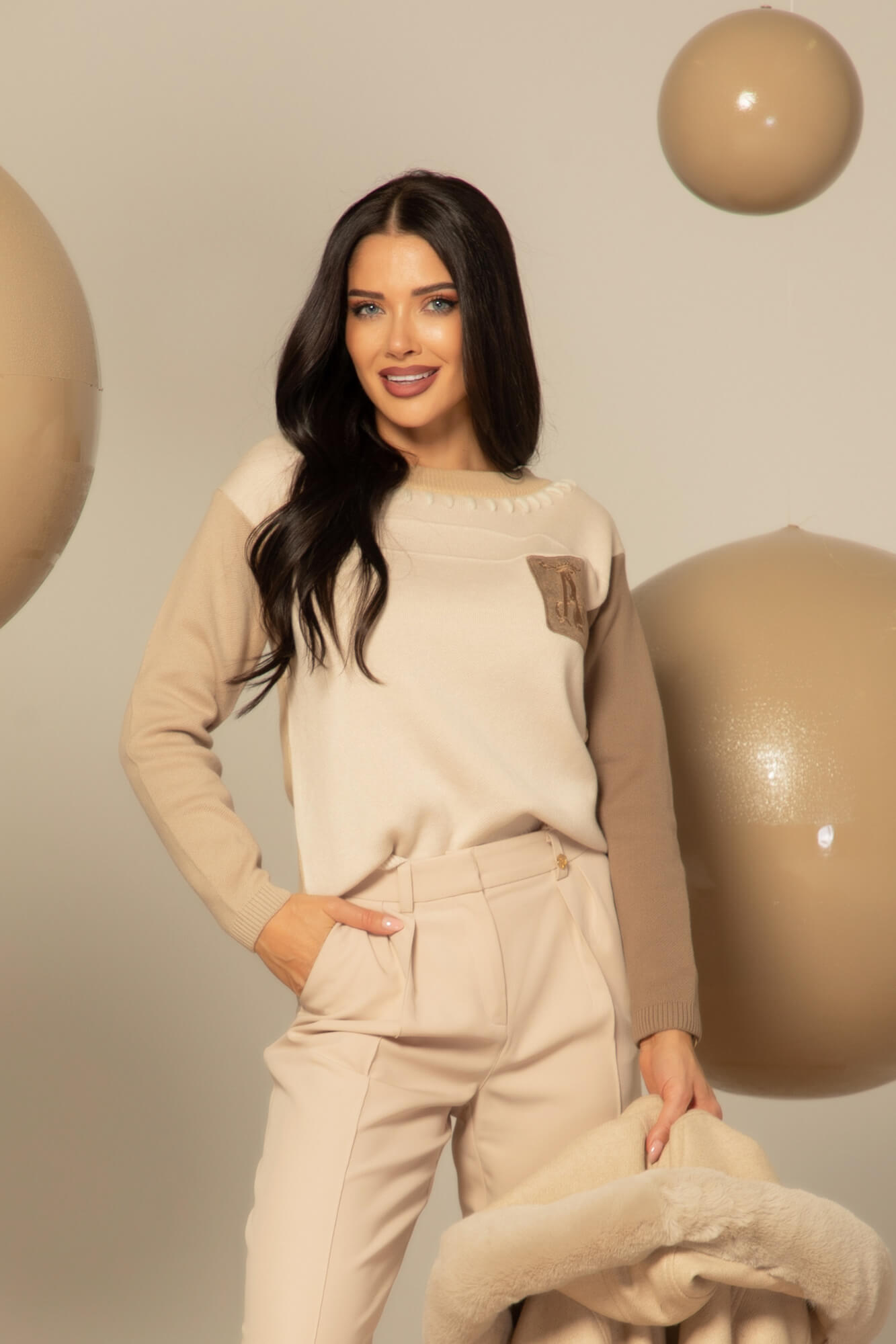Winter Hug Handmade Πλεκτό Πουλόβερ - 4 colors - Εικόνα 16