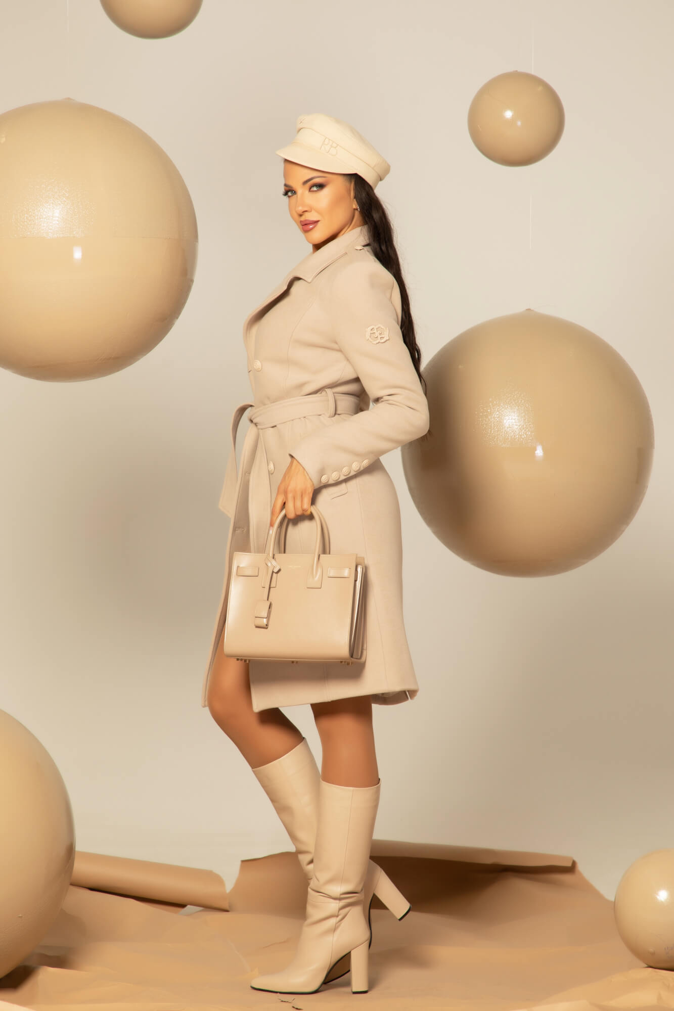 Cashmere Cloud Παλτό - Taupe - Εικόνα 67