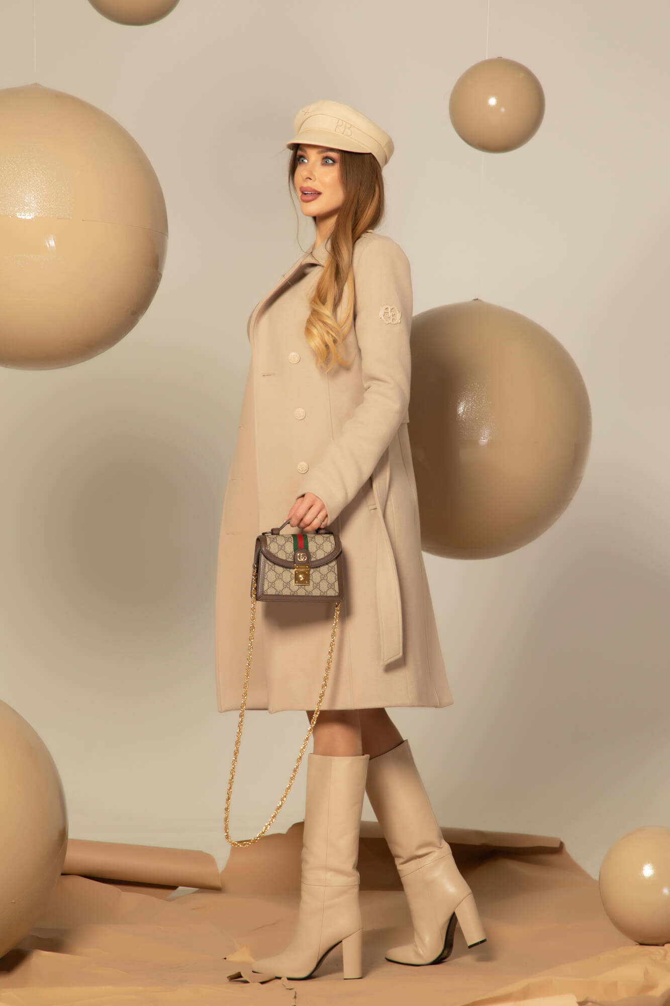 Cashmere Cloud Παλτό - Taupe - Εικόνα 61