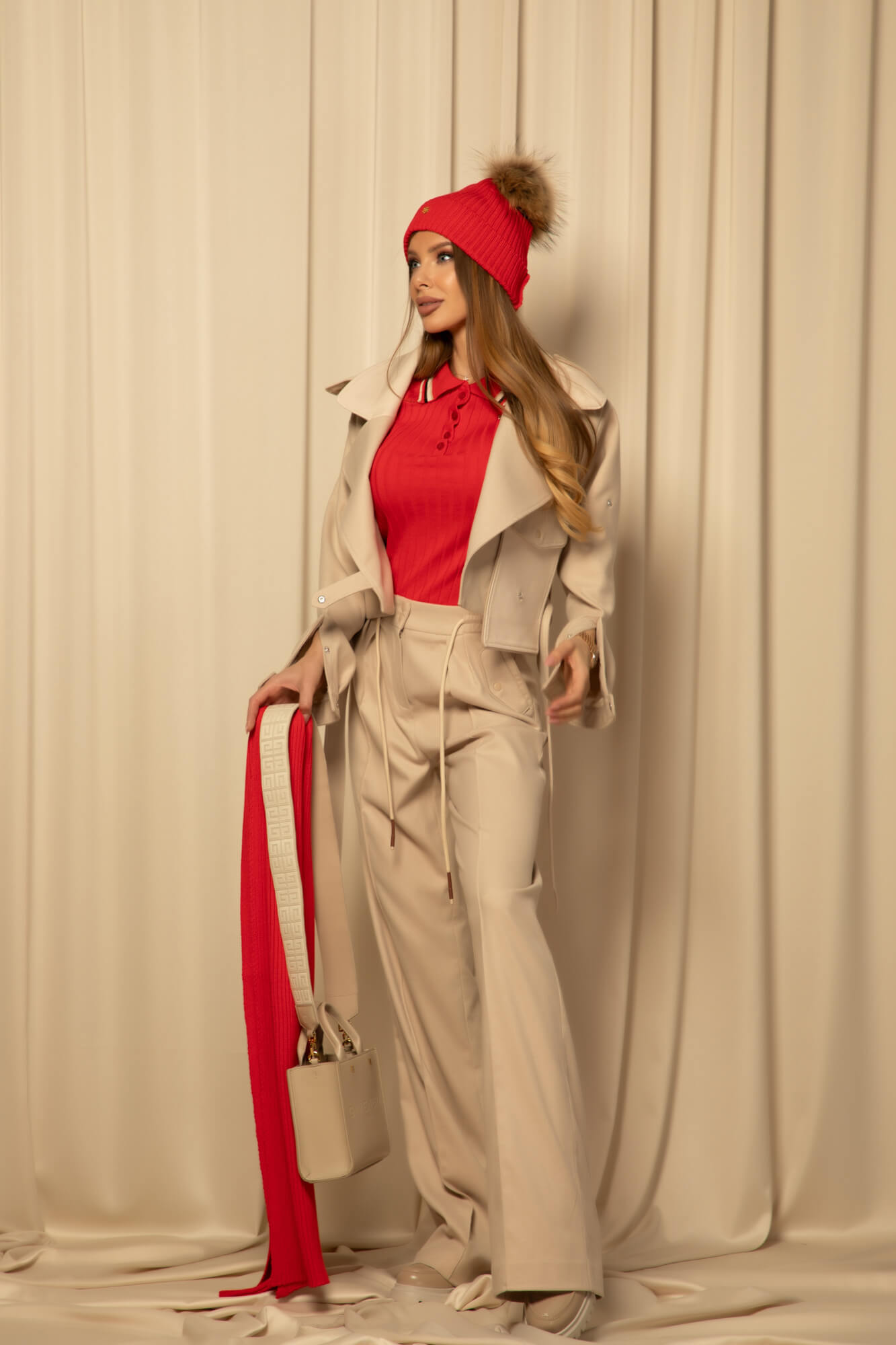 Casual Charm Παντελόνι - Taupe - Εικόνα 23