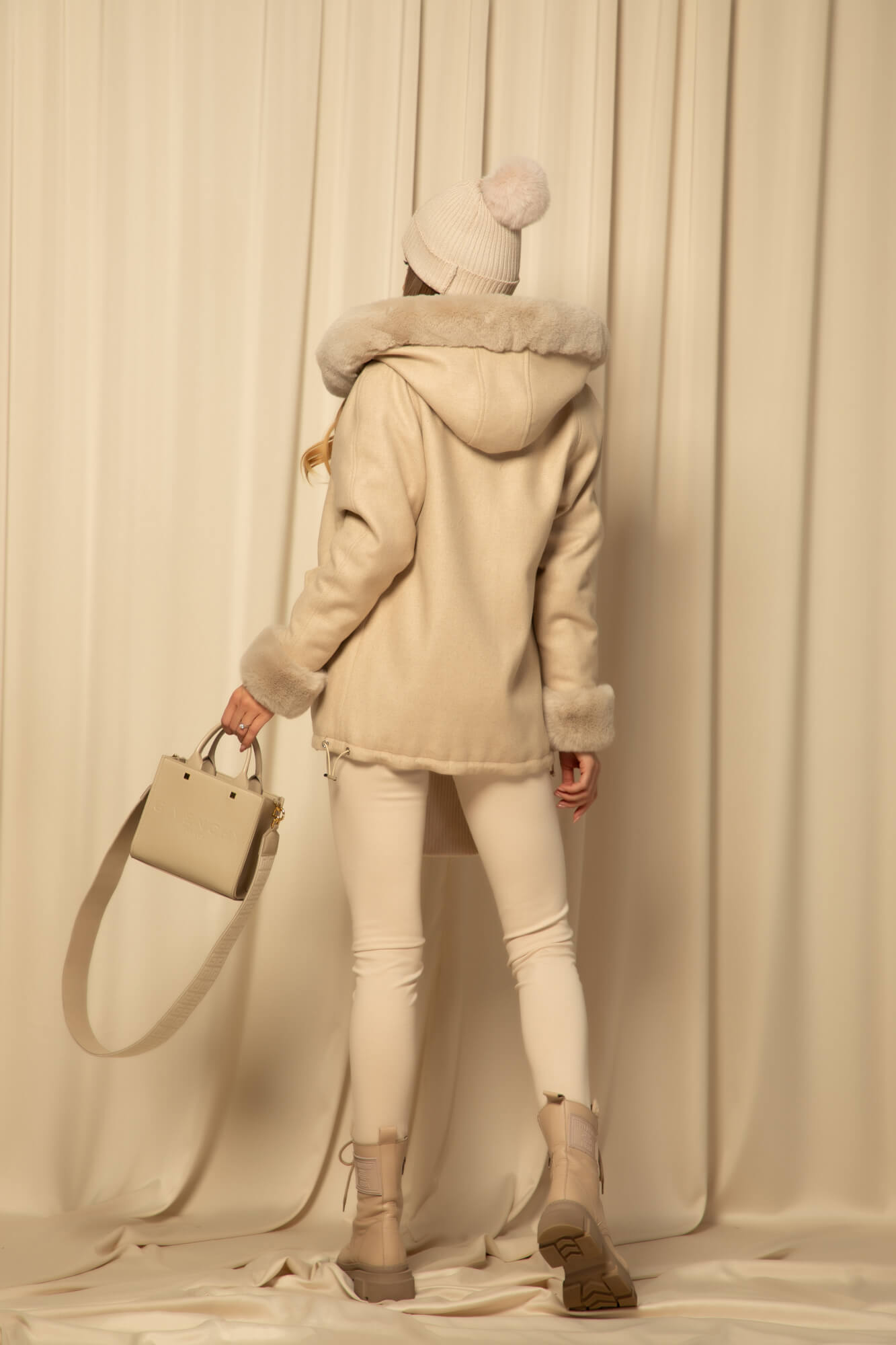 Soft Contour Μακρύ Κολάν - Cream - Εικόνα 21