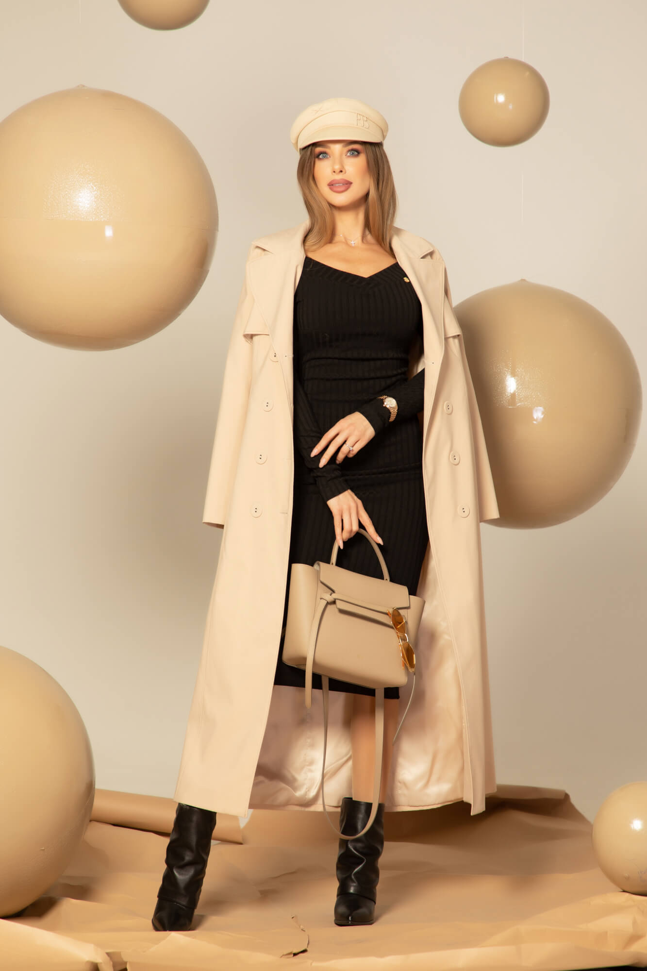 Luxe Horizon Καμπαρντίνα - Soft Beige - Εικόνα 37