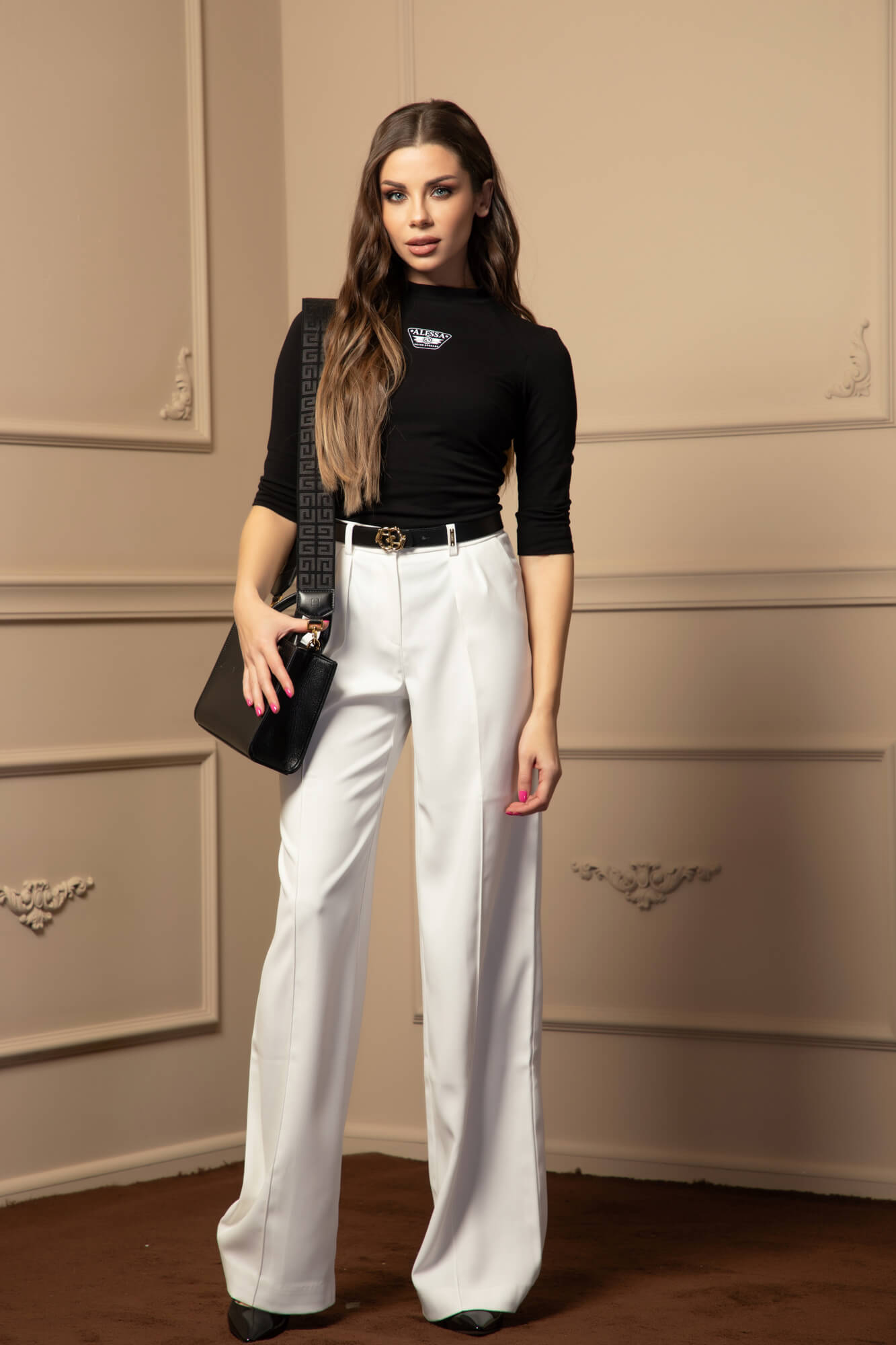 Comfy Style Μπλούζα Με 3/4 Μανίκι - Black - Εικόνα 11