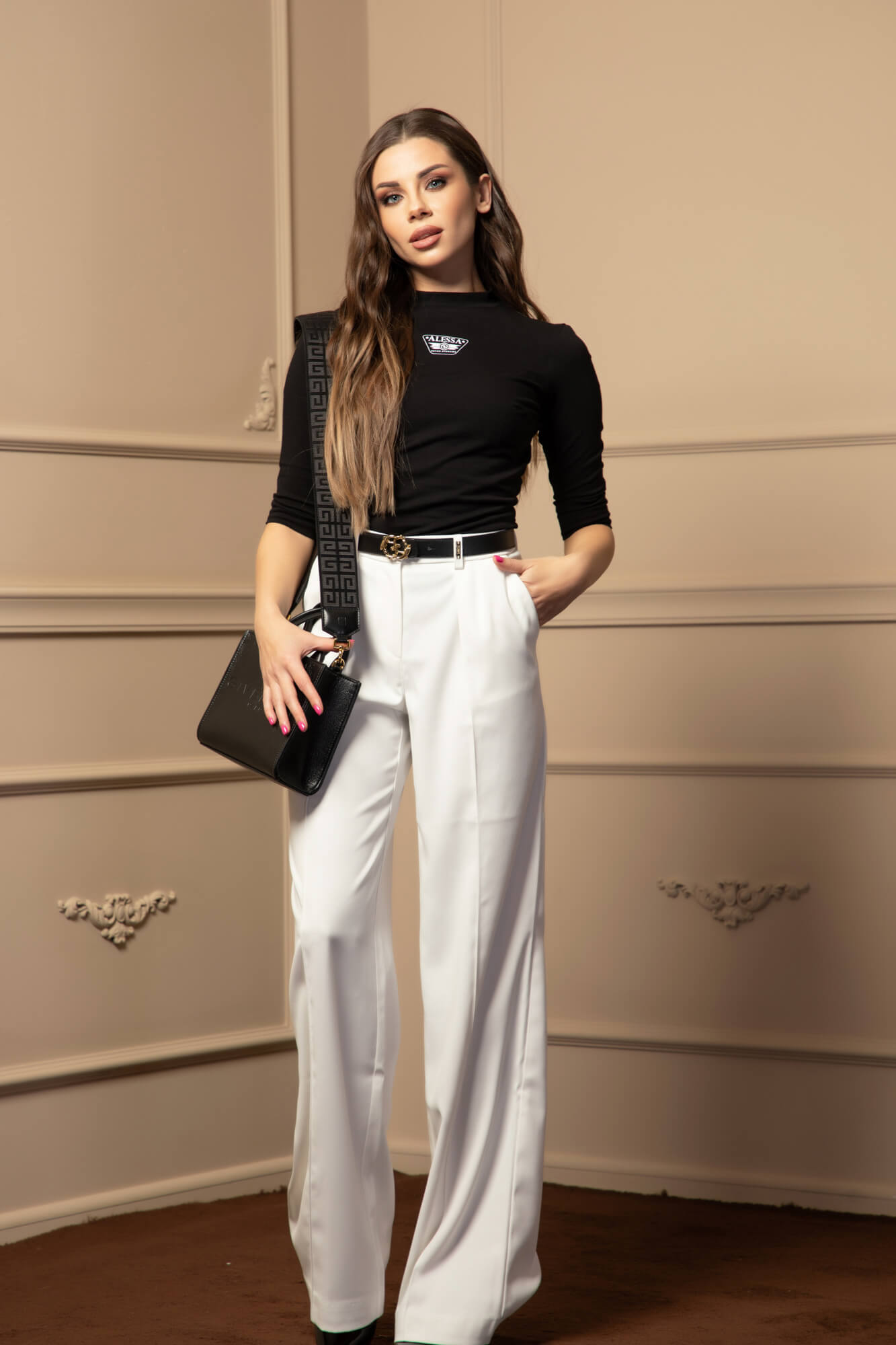 Comfy Style Μπλούζα Με 3/4 Μανίκι - Black - Εικόνα 13