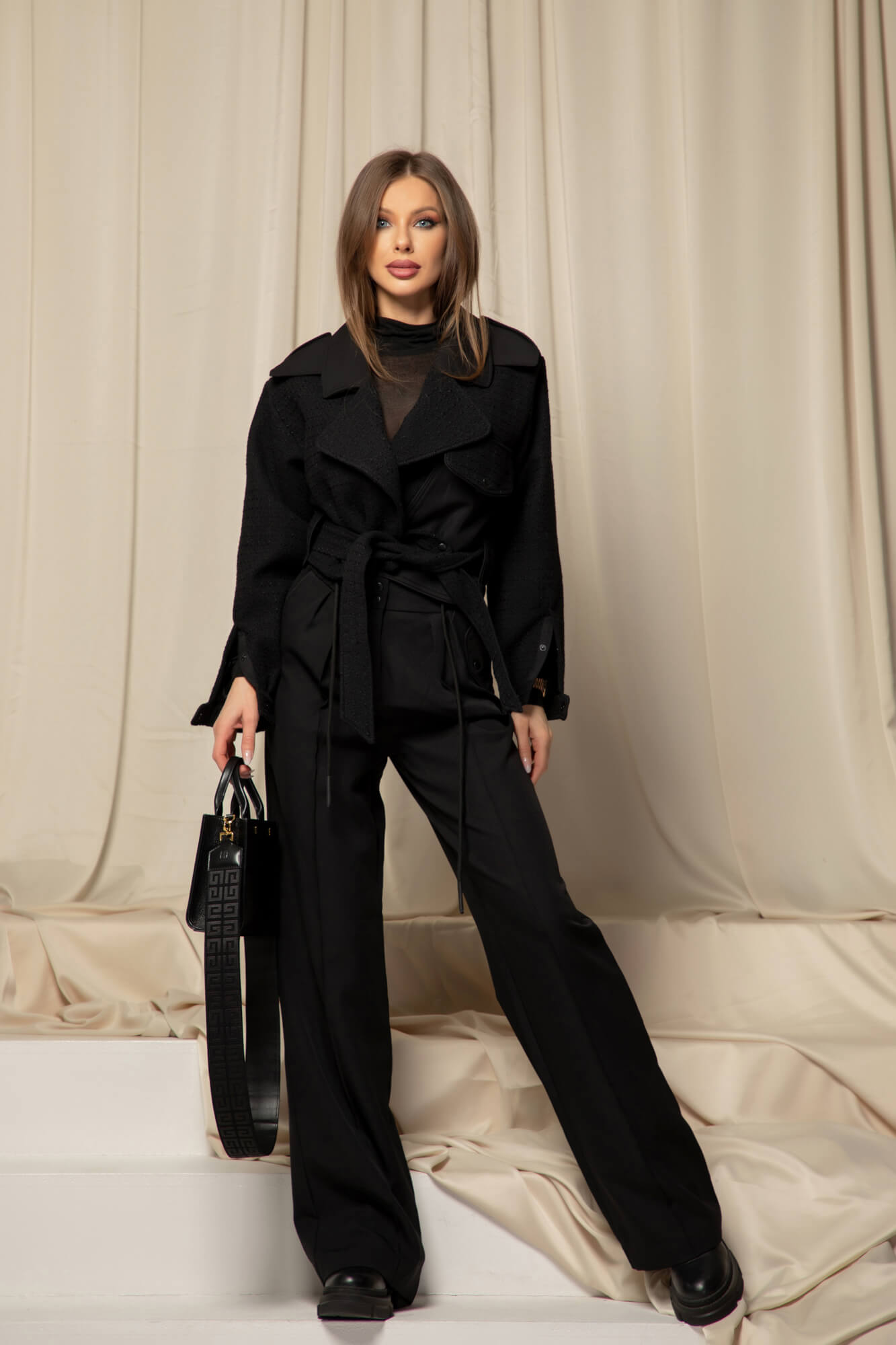 Fashion Move Κοντή Καμπαρντίνα - Black - Εικόνα 20