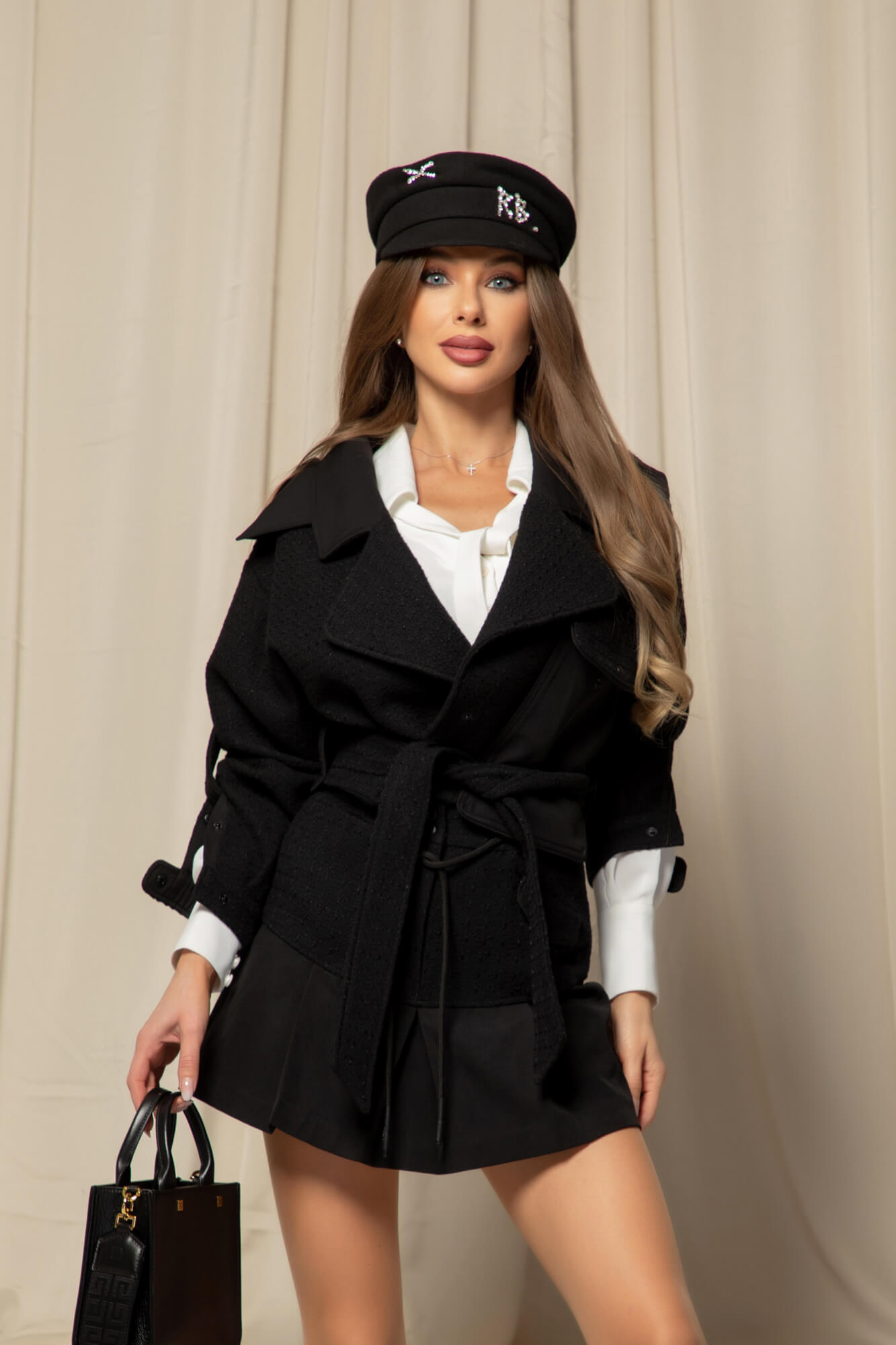 Fashion Move Κοντή Καμπαρντίνα - Black - Εικόνα 26
