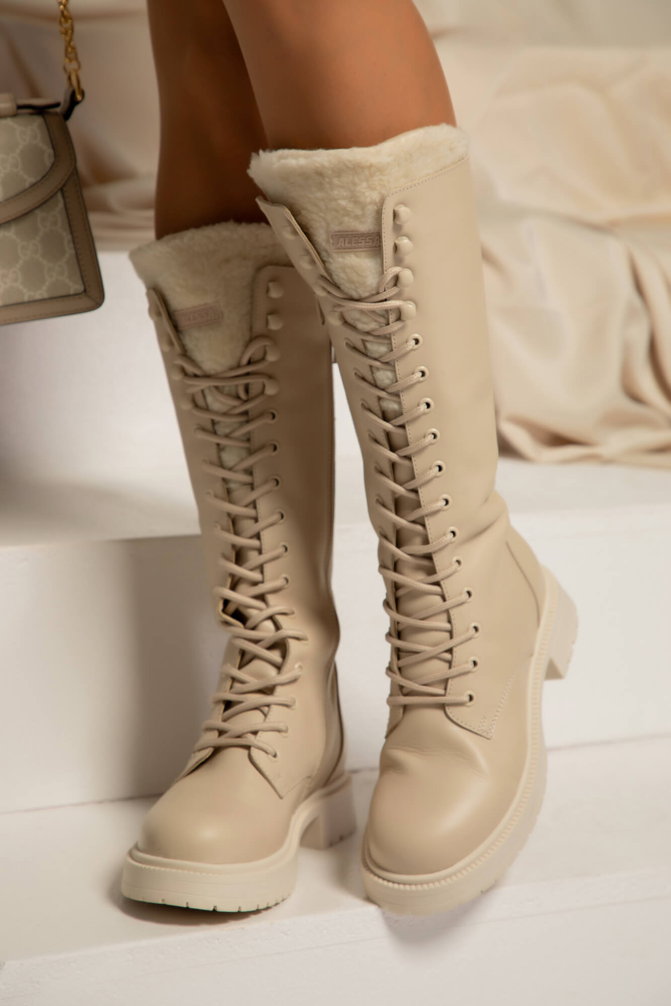 Bold Step Μποτάκια - Soft beige - Εικόνα 14