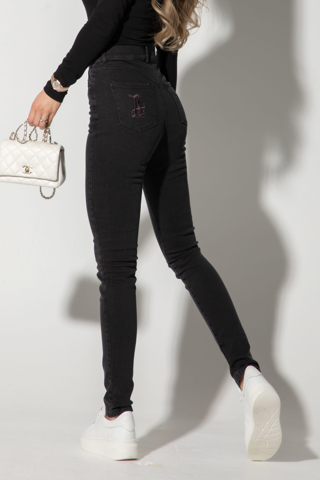 Alessa Royalty Slim Fit Τζιν - Black - Εικόνα 18