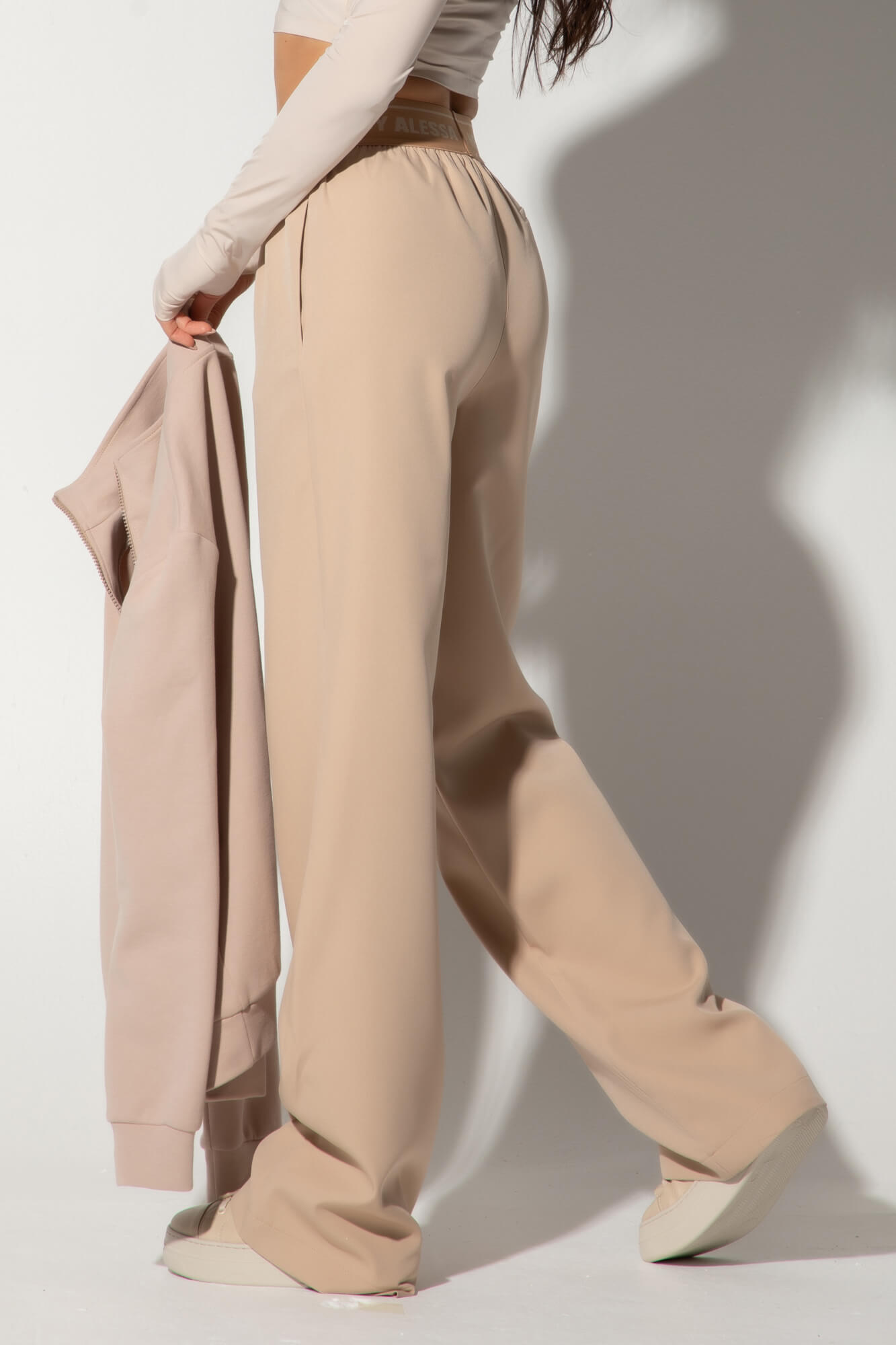 Active Chic Αθλητικό Παντελόνι - Soft Beige - Εικόνα 13