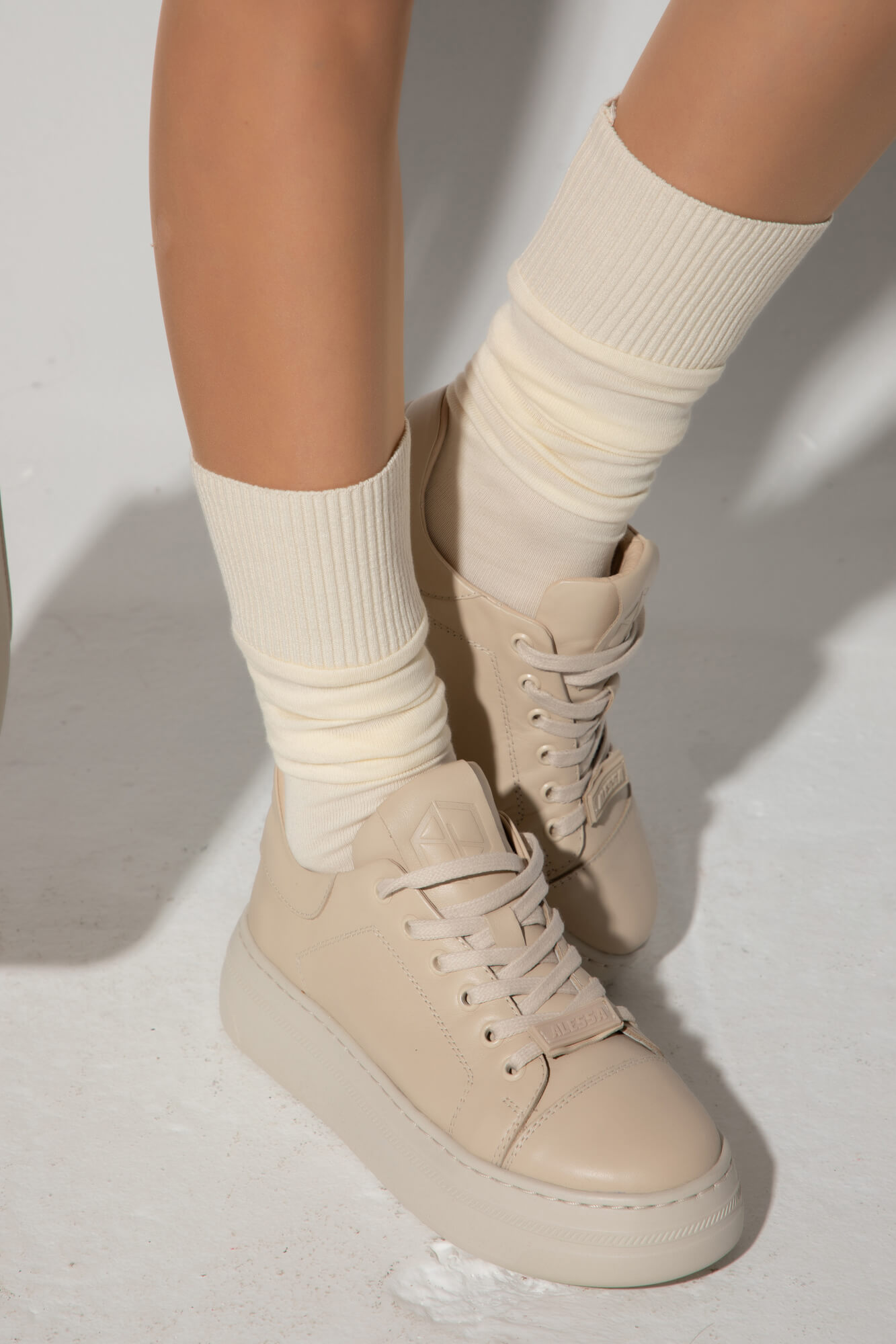Everyday Luxe Sneakers - Soft beige - Εικόνα 7