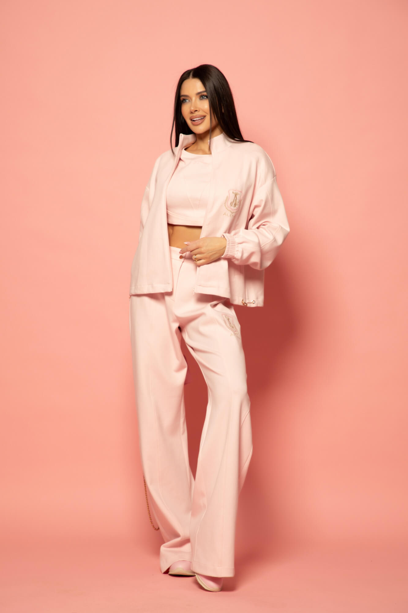 Daily Luxe Αθλητικό Πανωφόρι - Pink - Εικόνα 18