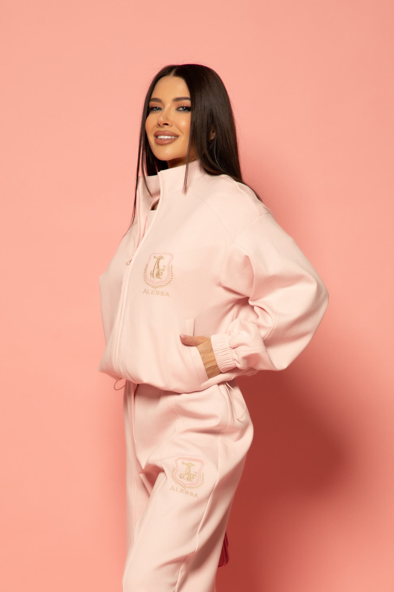Daily Luxe Αθλητικό Πανωφόρι - Pink - Εικόνα 30