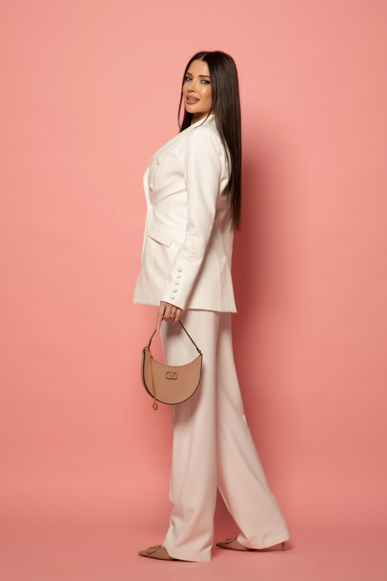 Business Beauty Παντελόνι - Ecru - Εικόνα 22