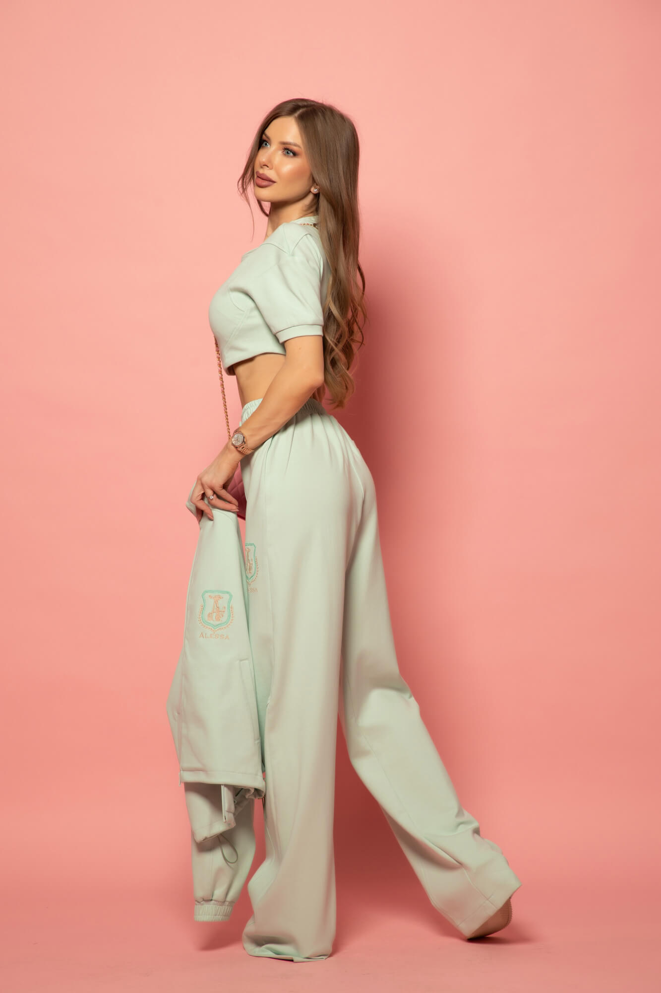 Daily Luxe Αθλητικό Παντελόνι - Mint - Εικόνα 25