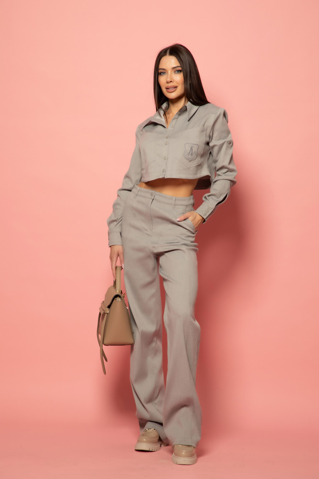 Denim Essentials Κοντό Τζάκετ - grey - Εικόνα 10