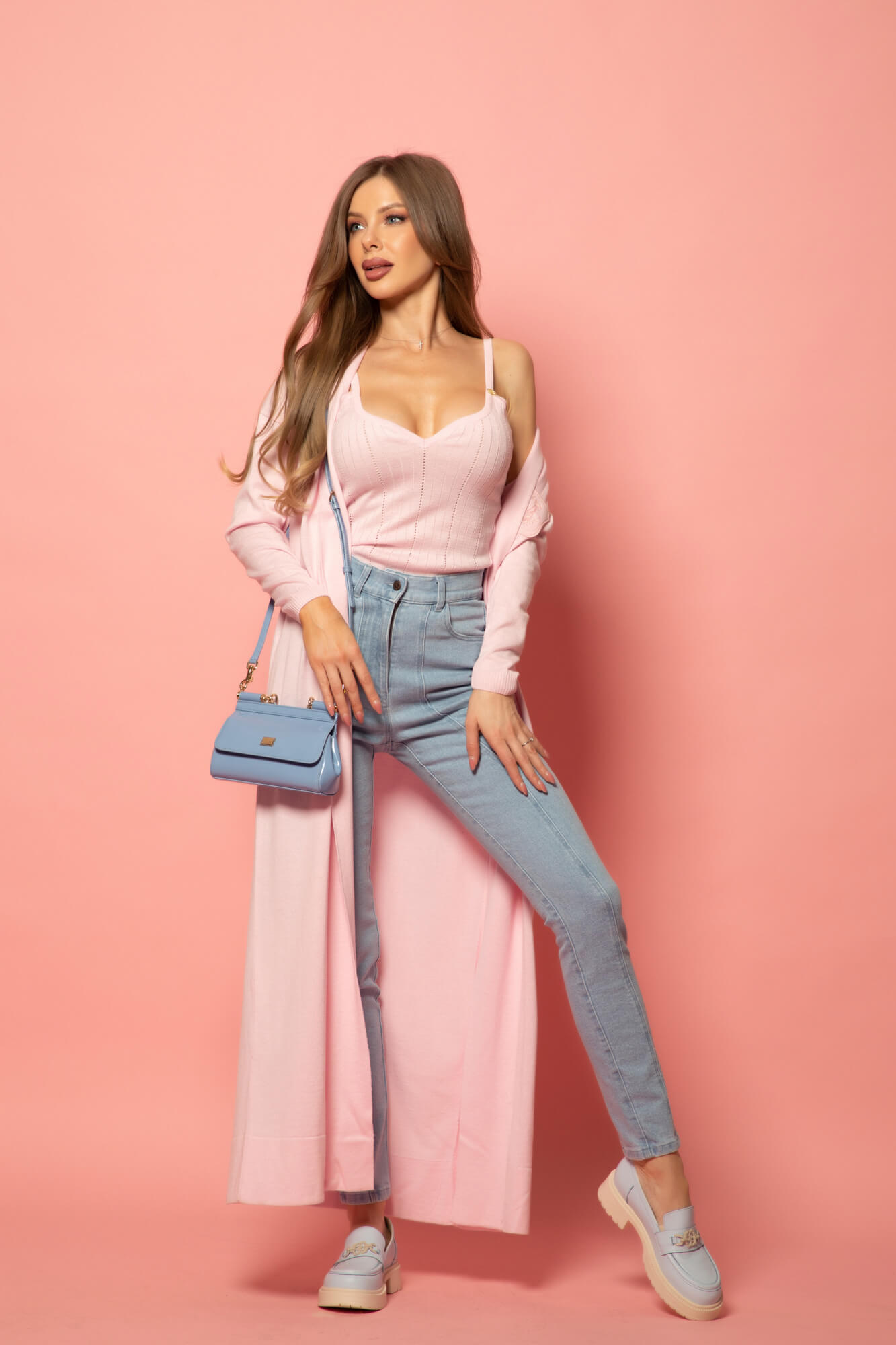 Daily Chic Τοπ Με Πλέξη - Light Pink - Εικόνα 22