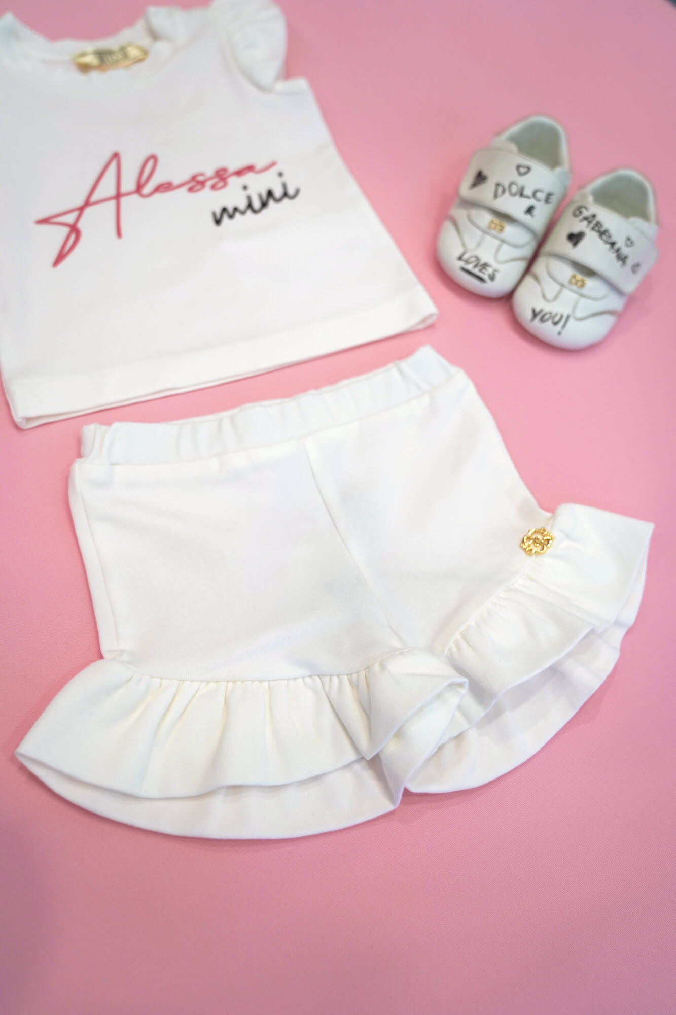 Baby Love Mini Κοντό Παντελόνι - Ecru - Εικόνα 6
