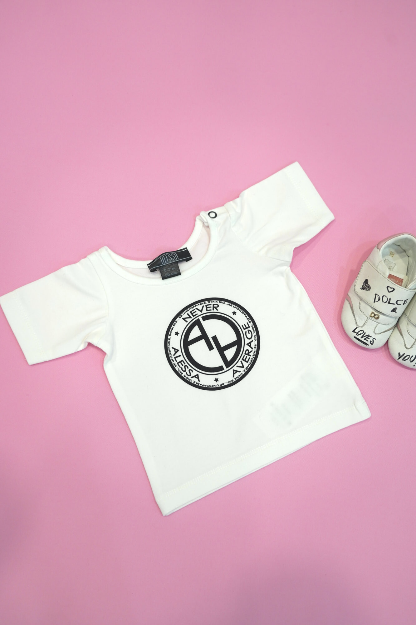 Always invited mini t-shirt με λογότυπο - Cream - Εικόνα 7
