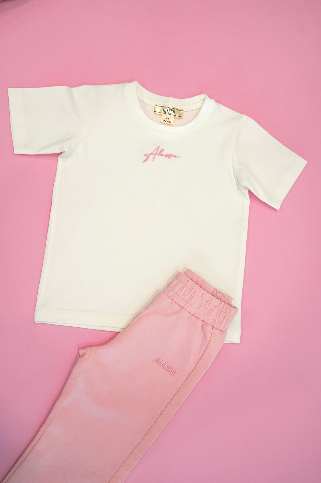 Everyday Energy Mini T-Shirt Από Βαμβάκι - Ecru/Pink - Εικόνα 6