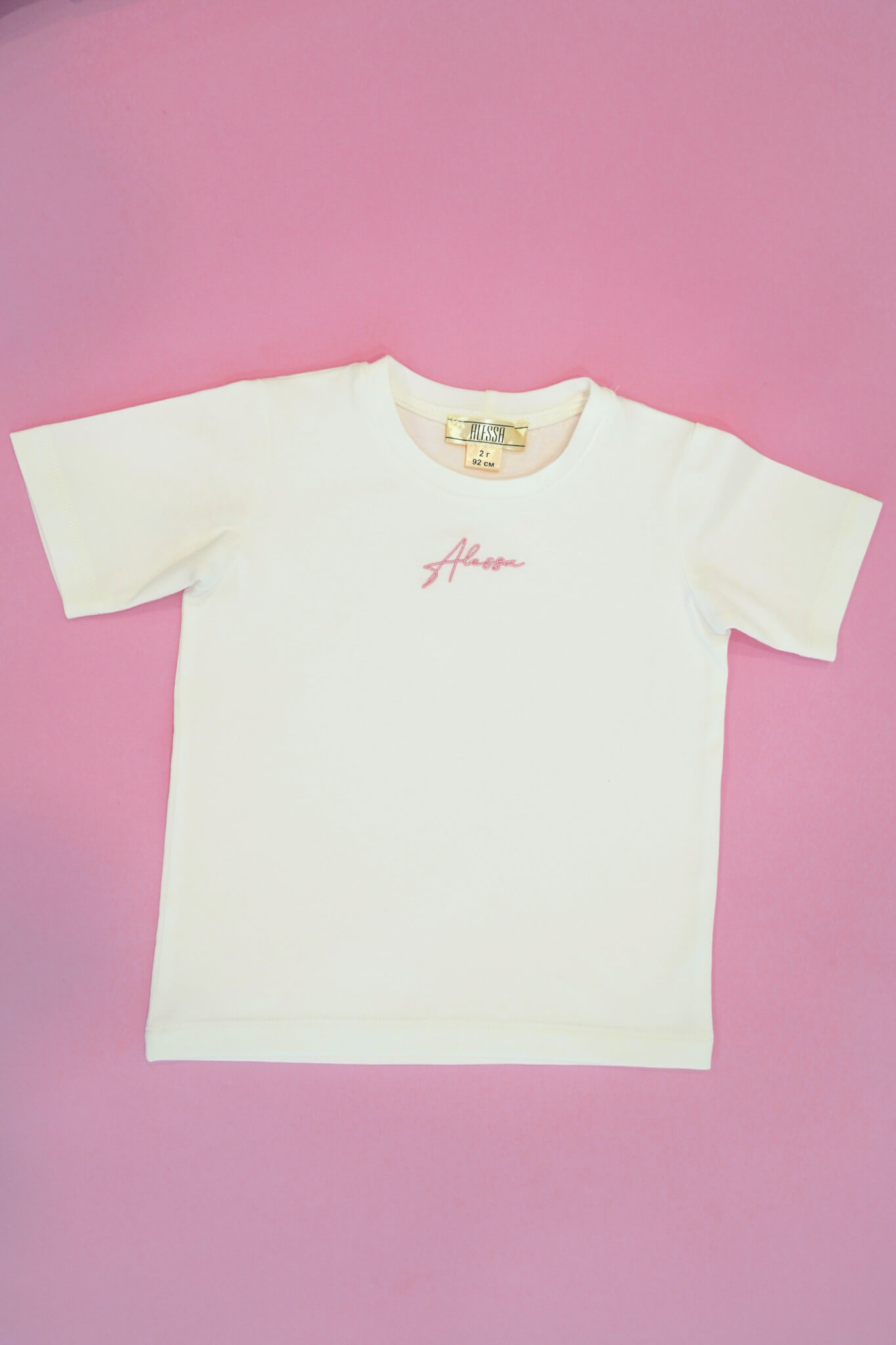 Everyday Energy Mini T-Shirt Από Βαμβάκι - Ecru/Pink - Εικόνα 8