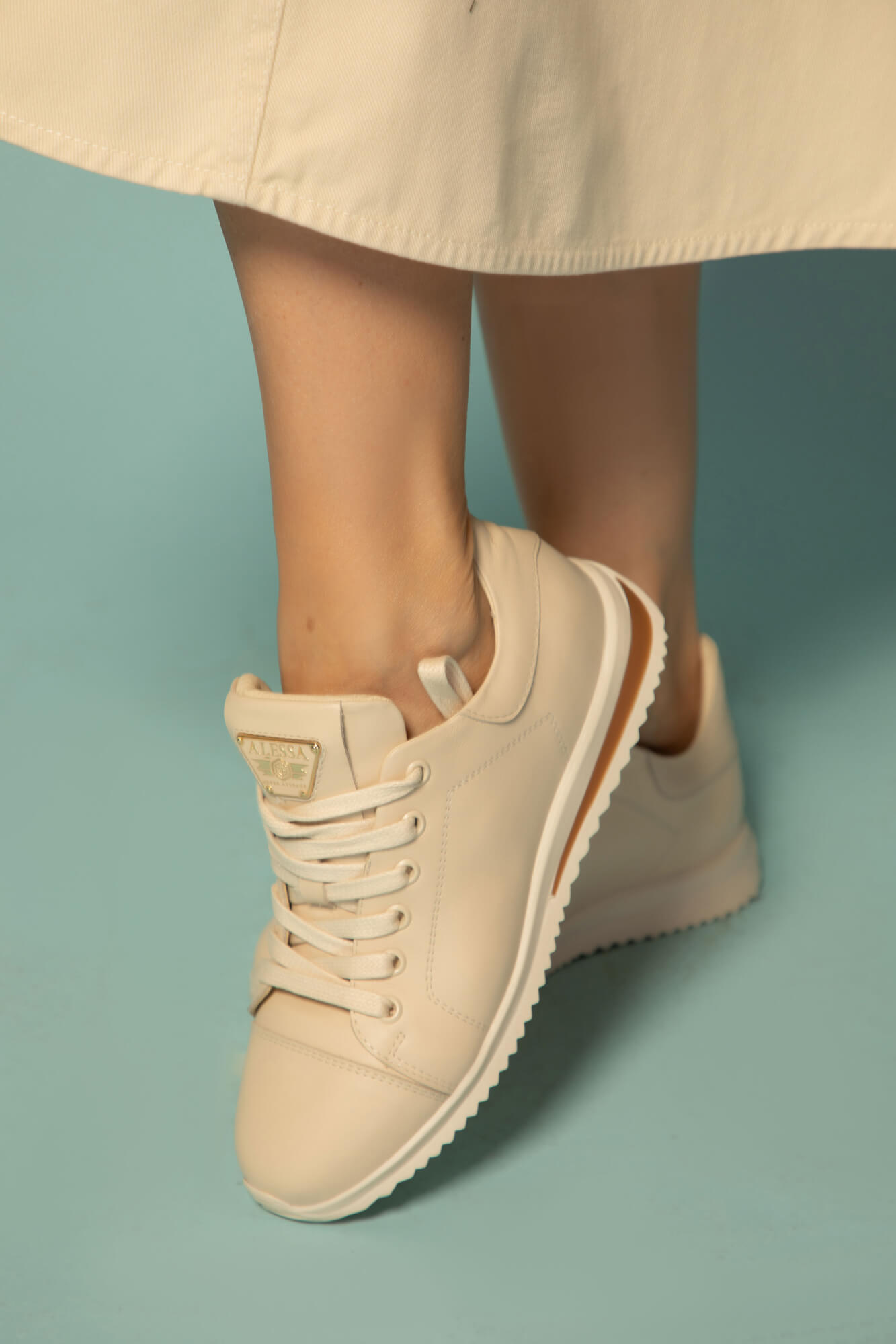 Elite Stride Sneakers - Soft Beige - Εικόνα 6