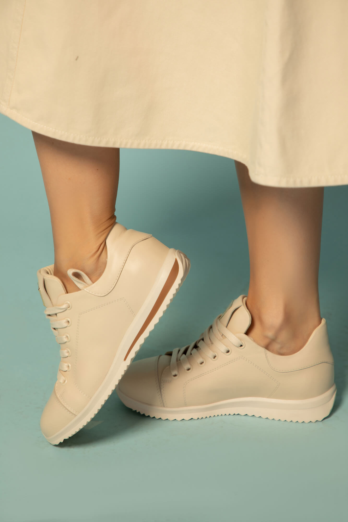 Elite Stride Sneakers - Soft Beige - Εικόνα 5