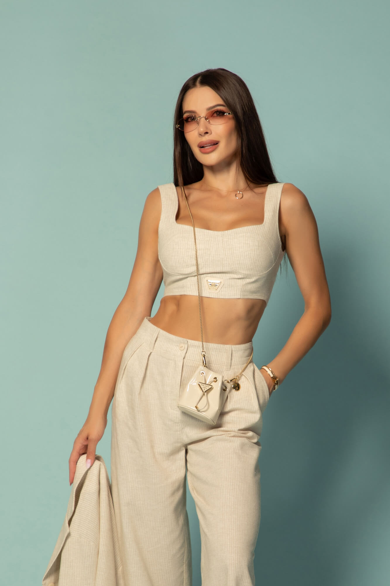 Linen Muse Πουκάμισο Από Λινό - Beige - Εικόνα 24