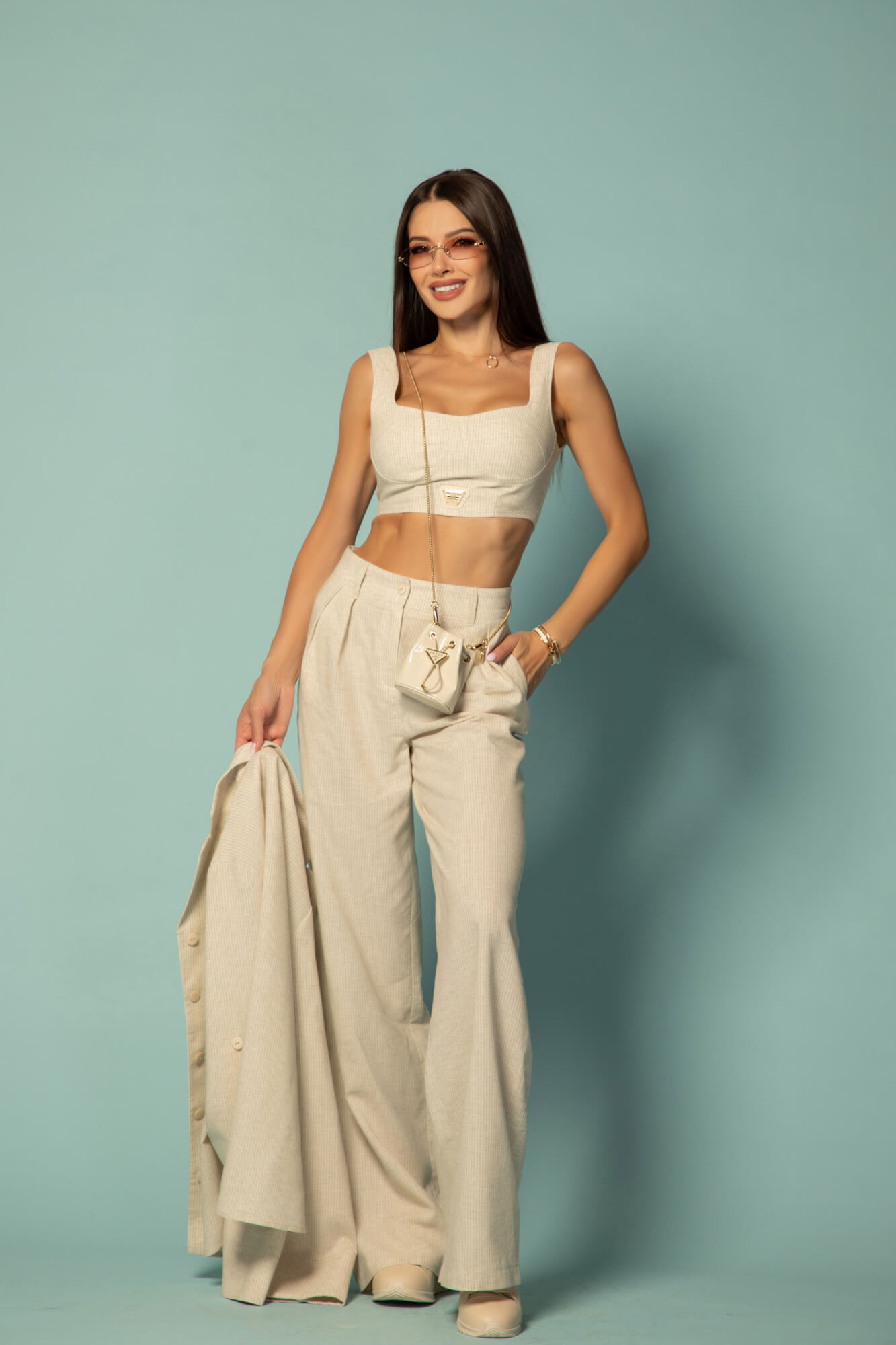 Linen Muse Πουκάμισο Από Λινό - Beige - Εικόνα 28