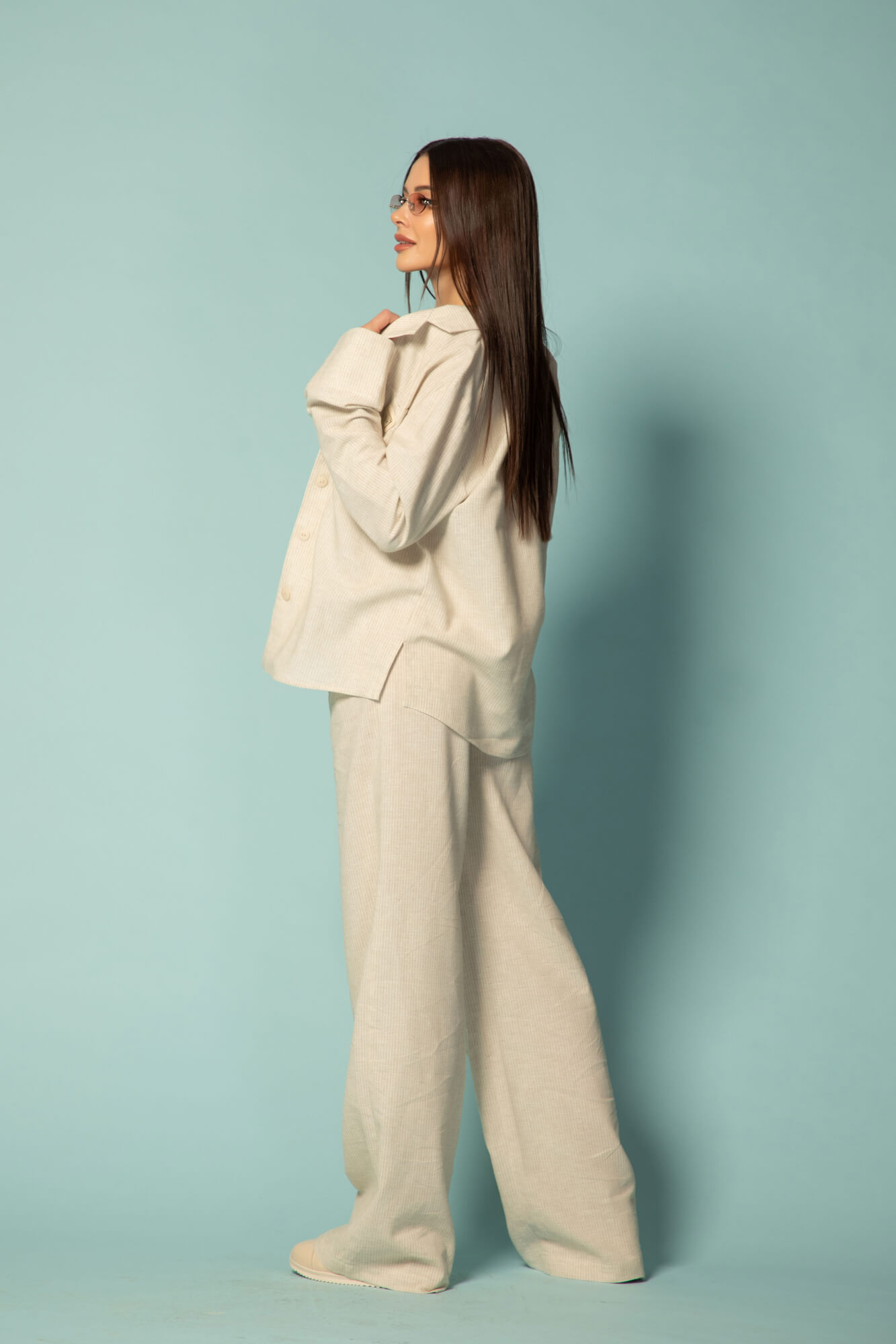 Linen Muse Πουκάμισο Από Λινό - Beige - Εικόνα 23