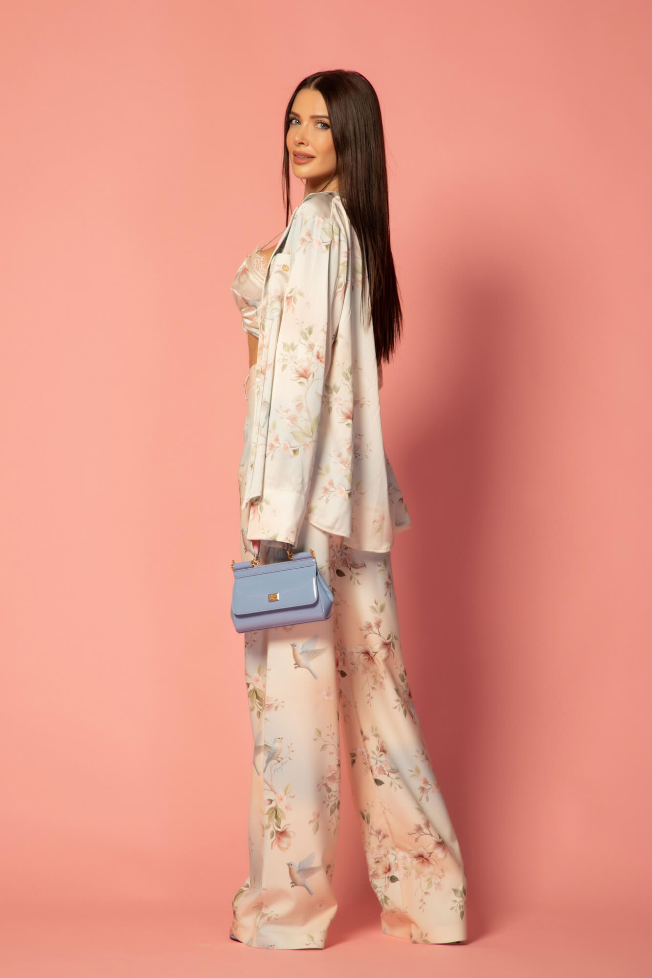 Silk Blossom Μακρύ Τοπ Με Δαντέλα - Εικόνα 45