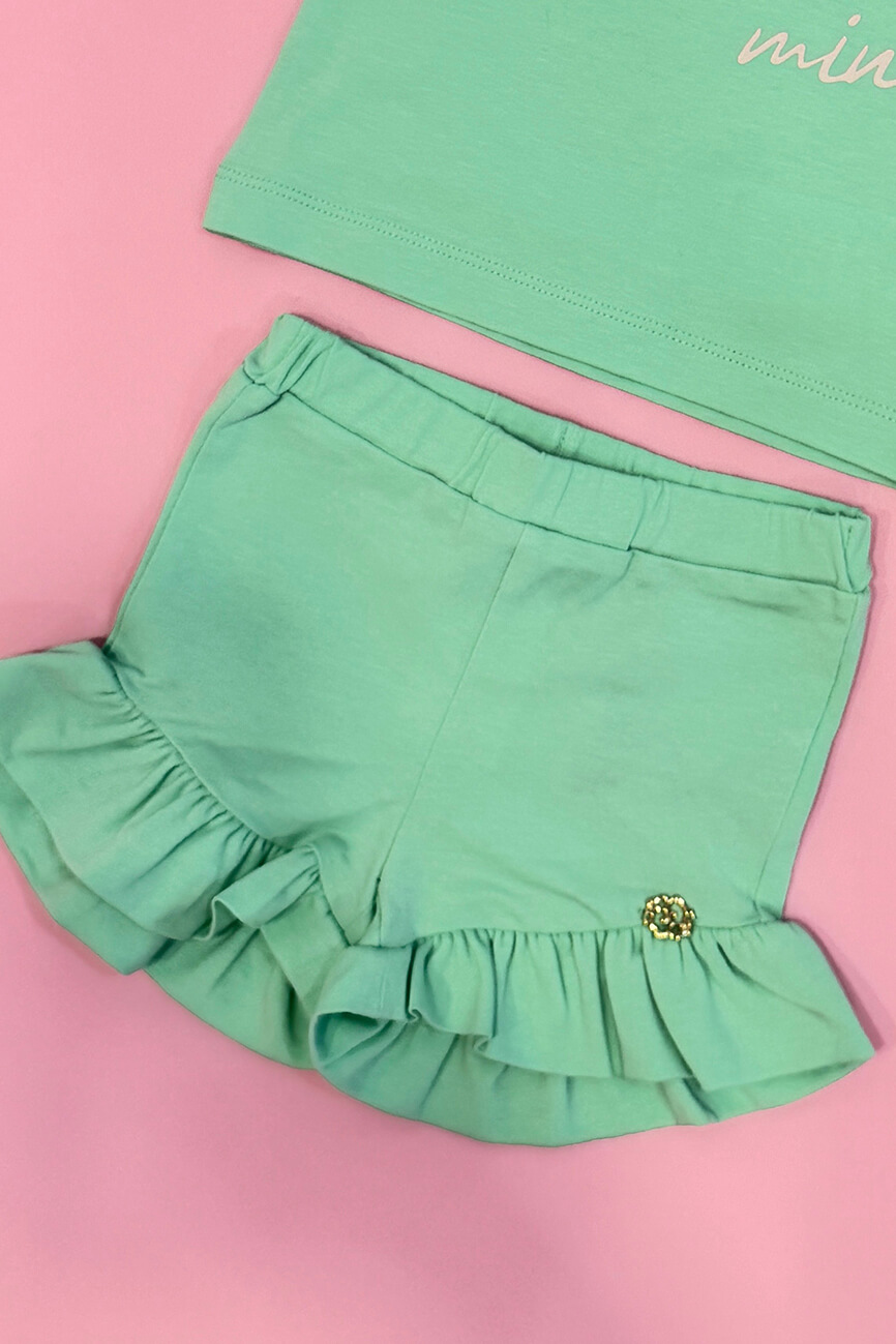Baby Love Mini Κοντό Παντελόνι - Mint - Εικόνα 5