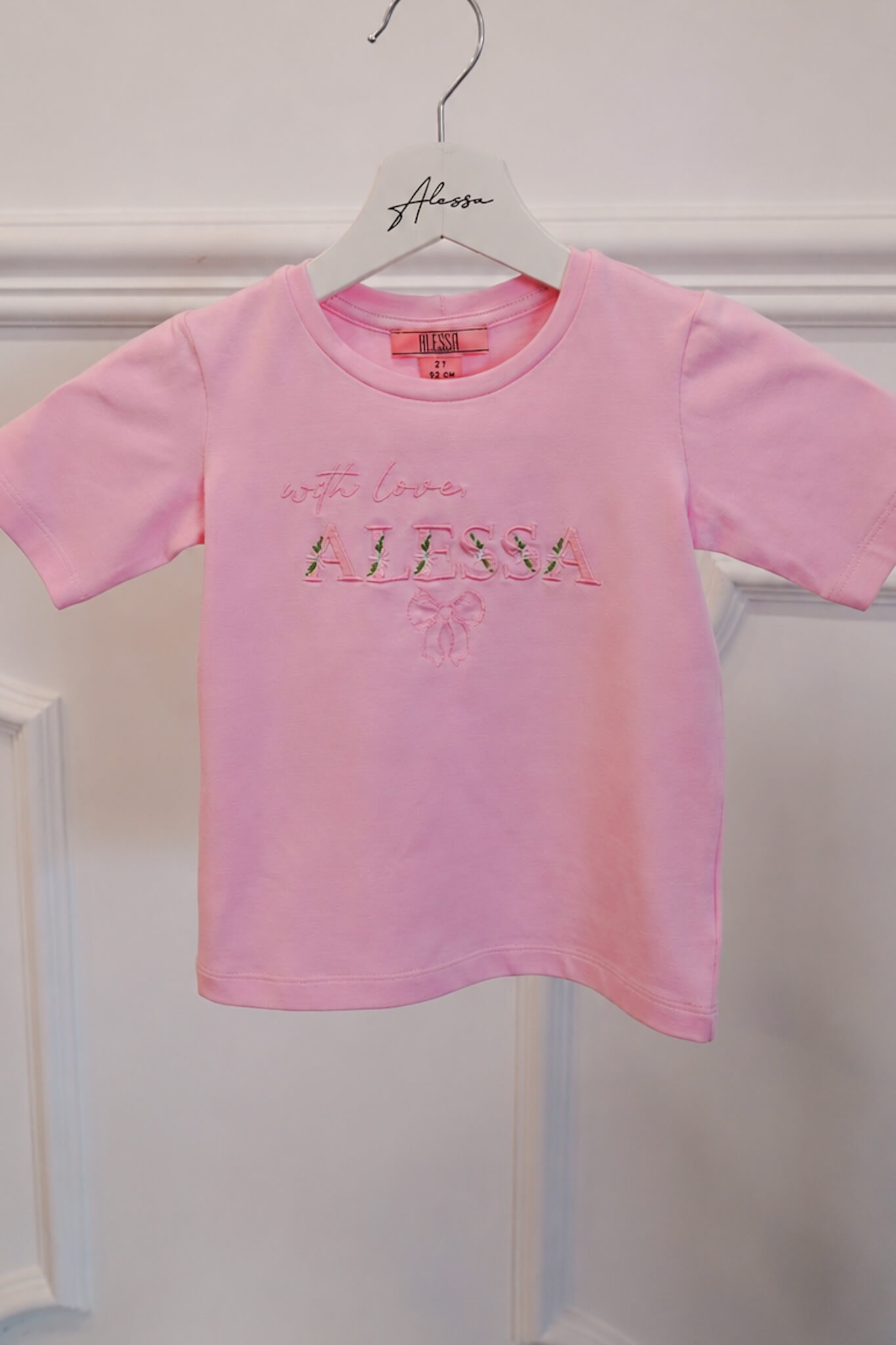 Spring Bloom Mini T-Shirt Από Βαμβάκι - Light Pink - Εικόνα 9