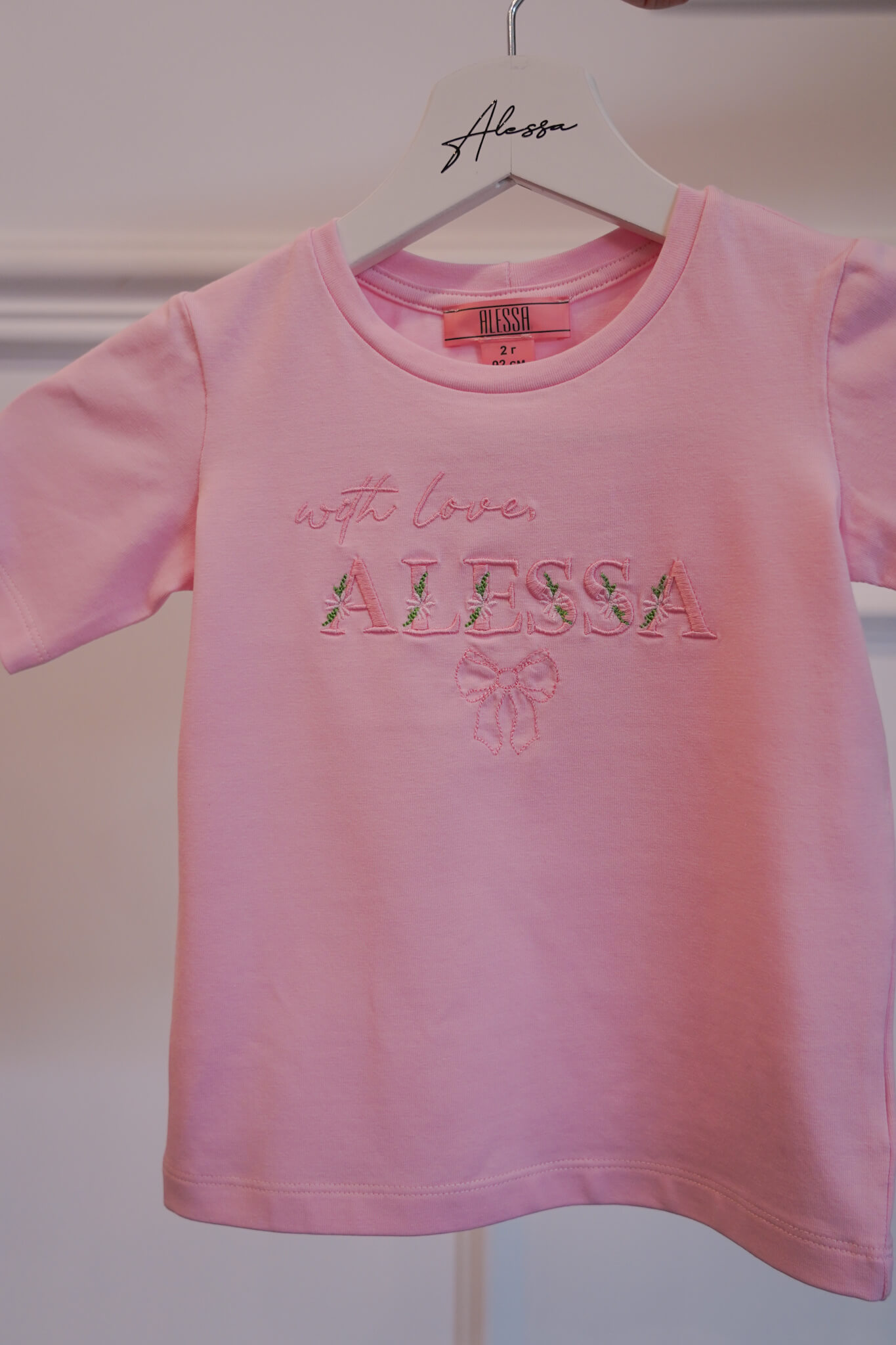 Spring Bloom Mini T-Shirt Από Βαμβάκι - Light Pink - Εικόνα 11