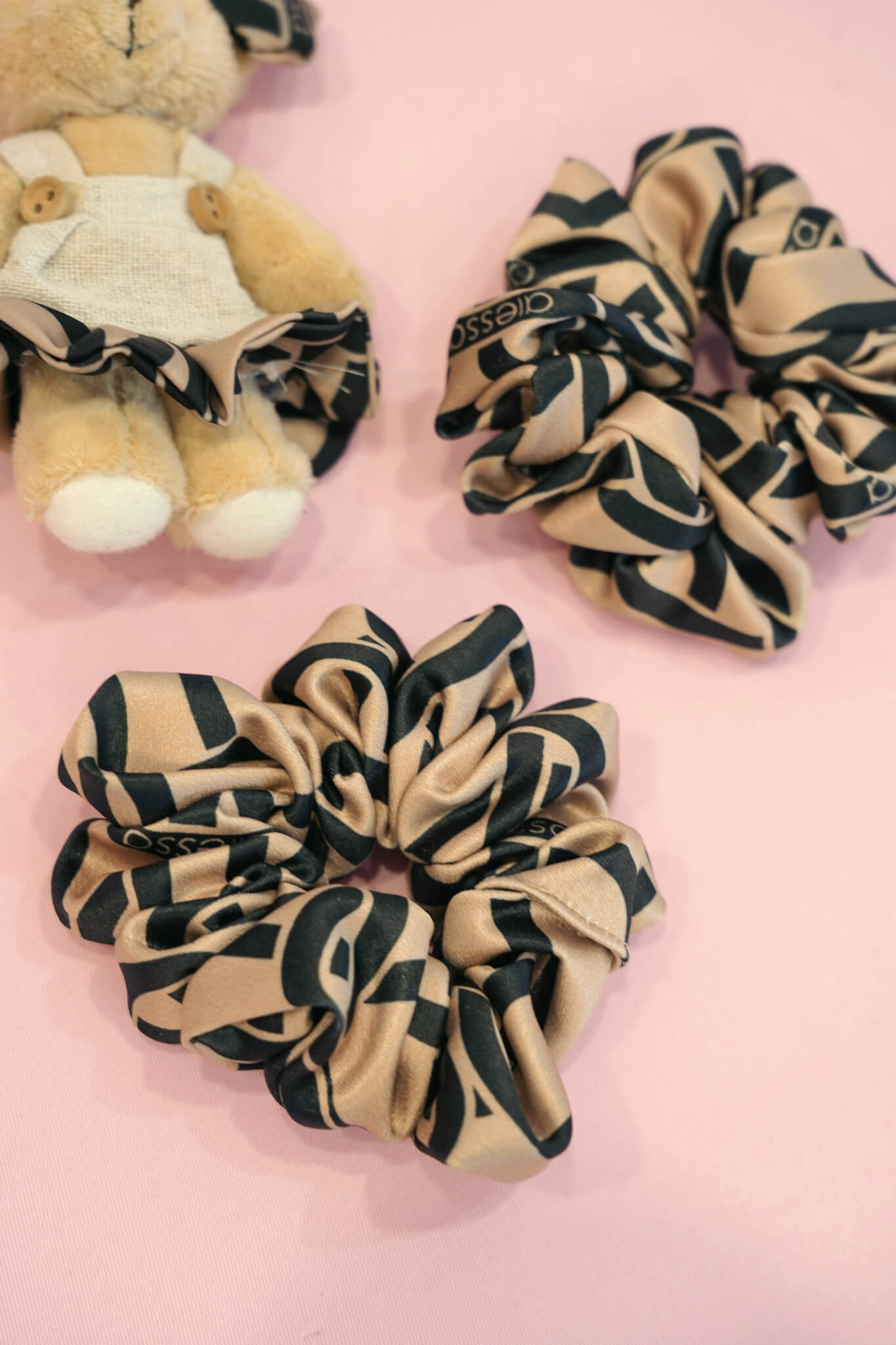 Alessa Luxury Mini Scrunchie - 2 τεμάχια - Εικόνα 5