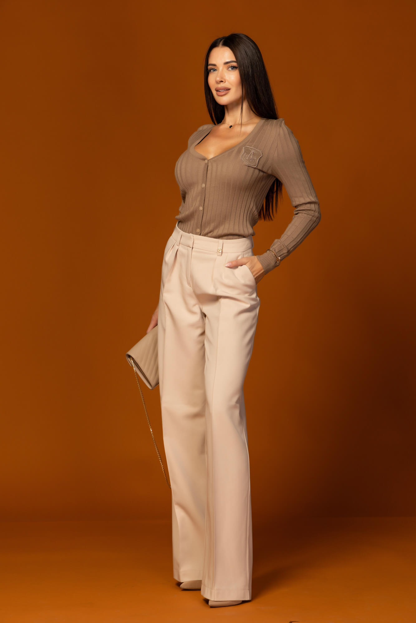 Pastel muse Μπλούζα Με Μακρύ Μανίκι - hazelnut - Εικόνα 14