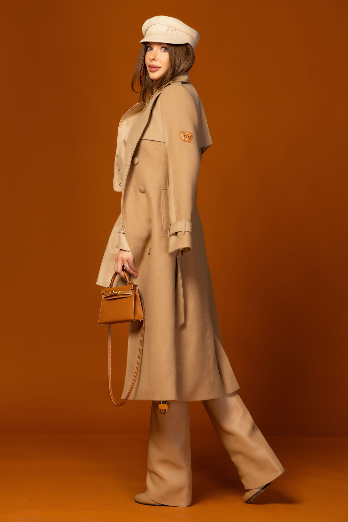 Signature Luxe Παλτό Με Μαλλί - Mocha - Εικόνα 24
