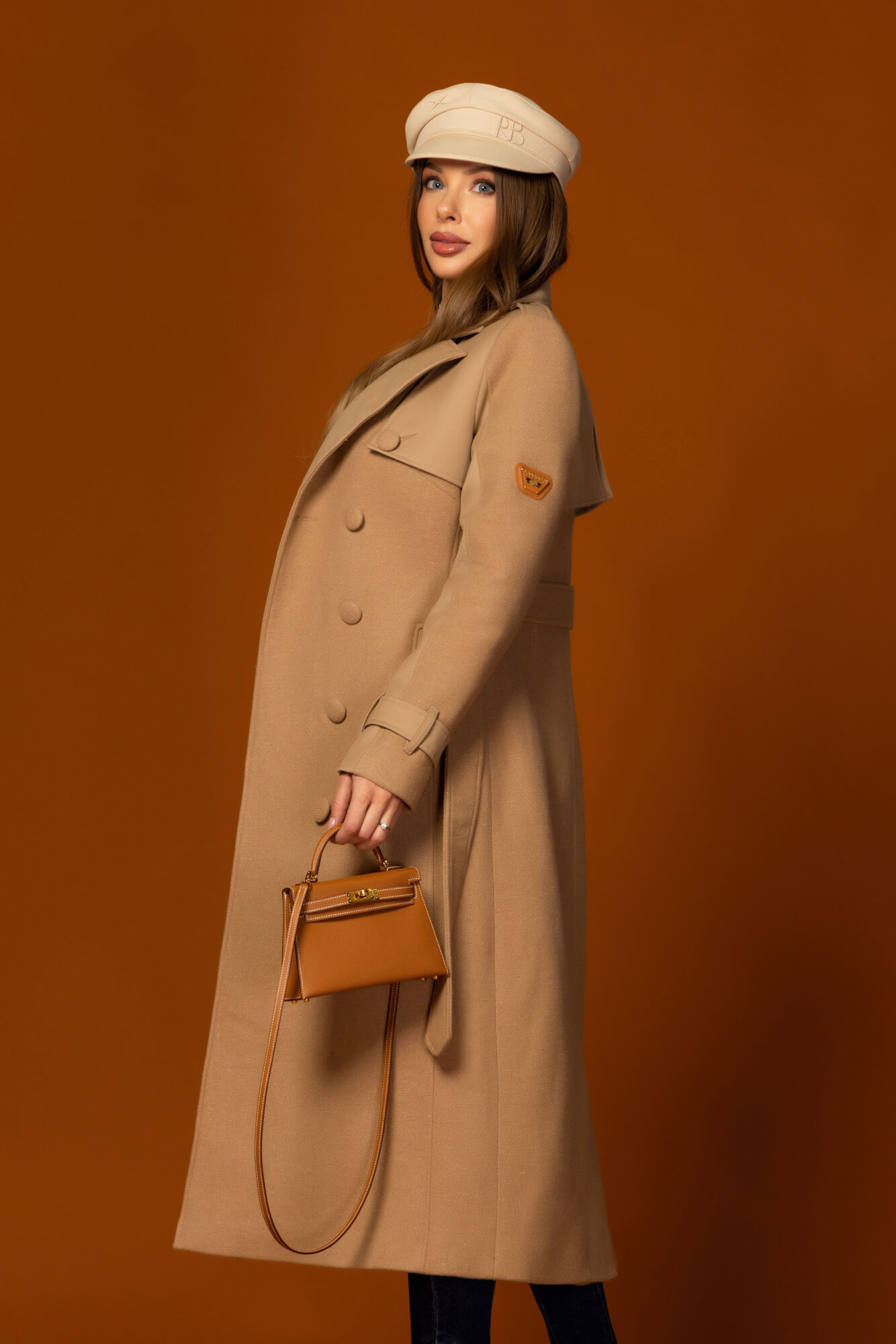 Signature Luxe Παλτό Με Μαλλί - Mocha - Εικόνα 42