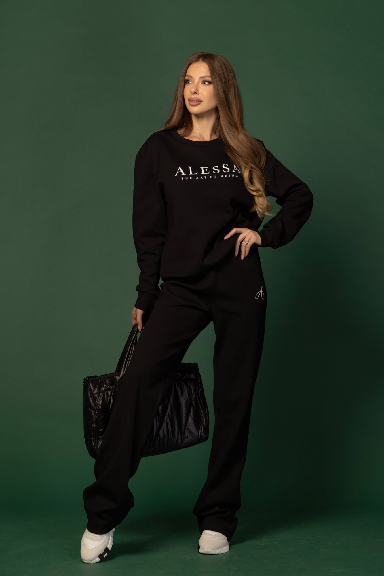 Alessa Pulse Αθλητικό Παντελόνι - Black - Εικόνα 16